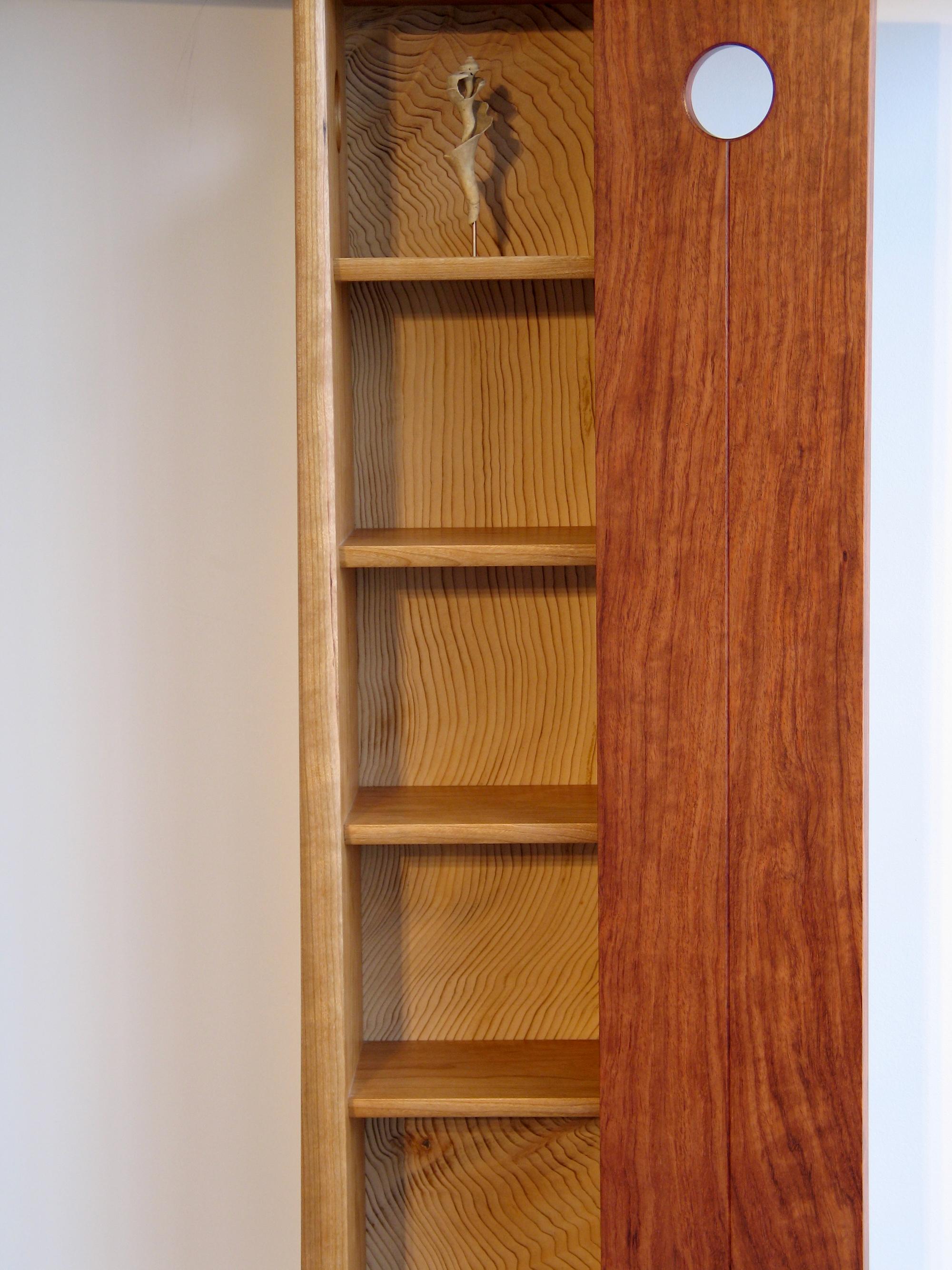 Conchiglia Shell Cabinet, Wall Hung by Thomas Throop / Black Creek Designs - In magazzino in vendita