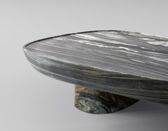 Shell Calacatta Midnight Coffee Table by Etamorph