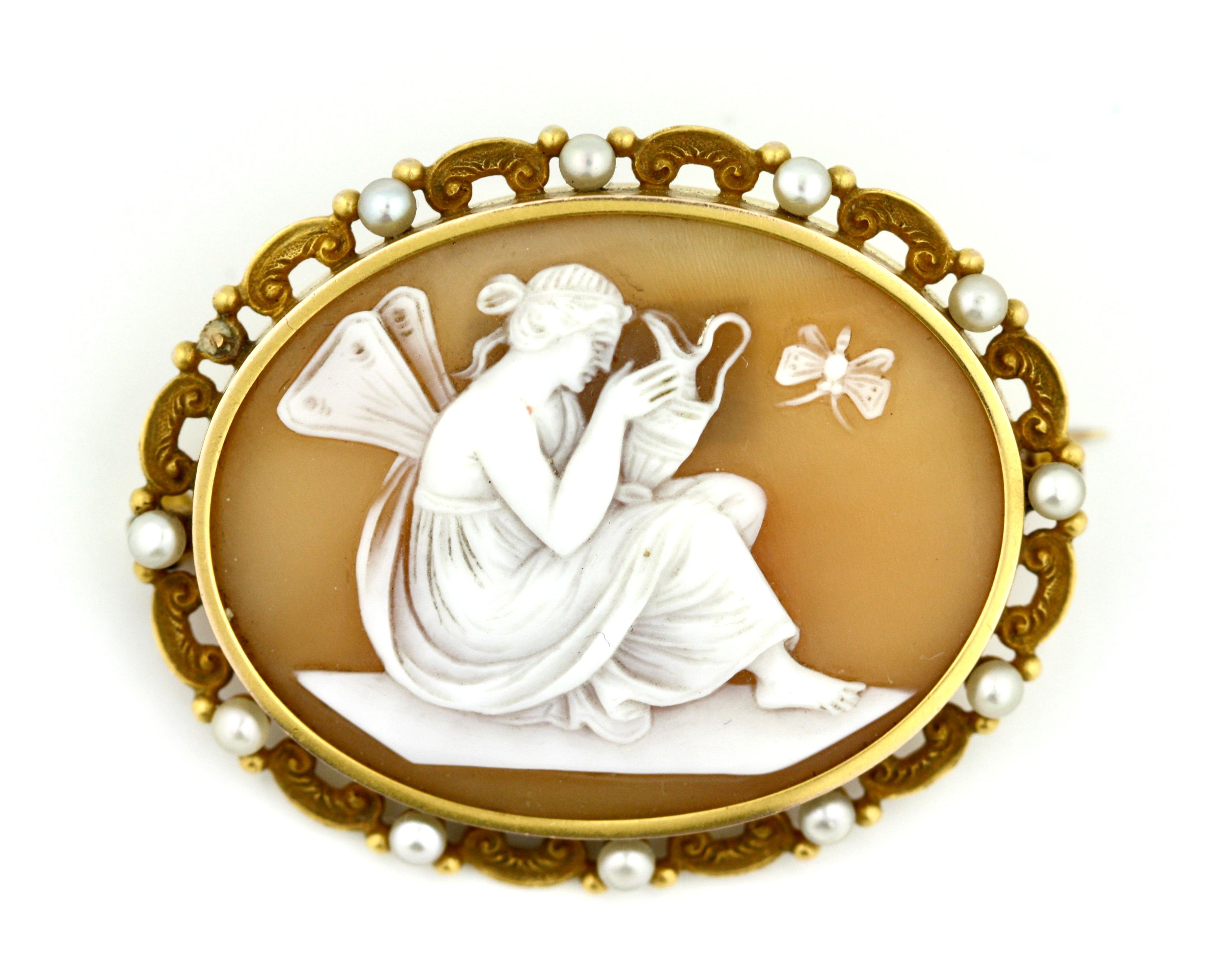 cameo brooches for sale