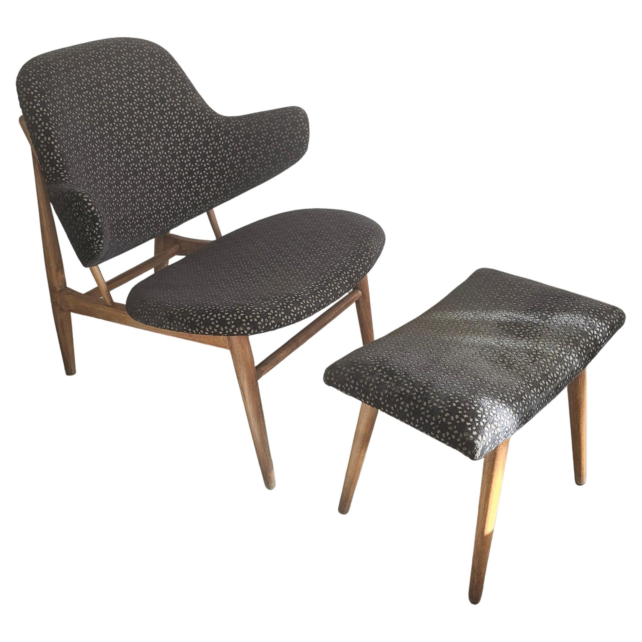 Shell Chair by Ib Kofod-Larsen for Christensen & Larsen, Denmark, around 1950