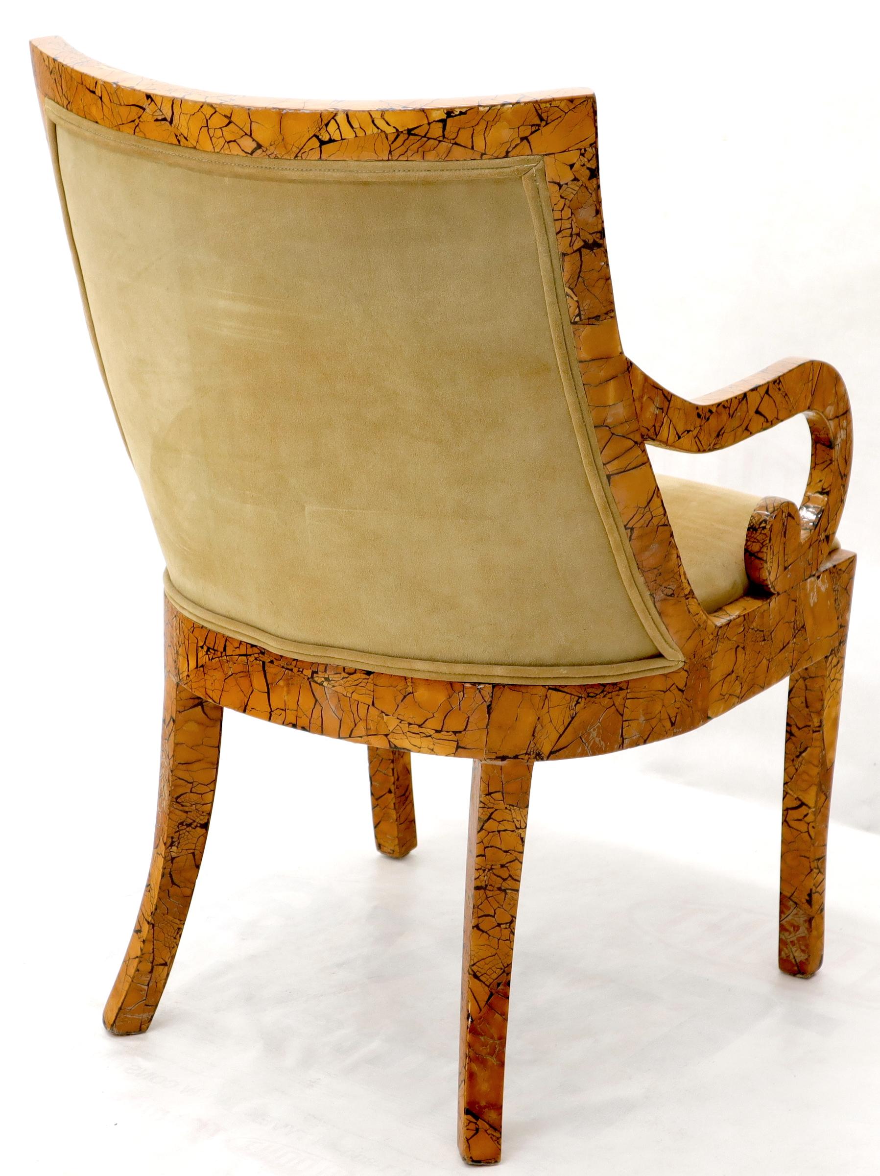 Bentwood Shell Chips Finished Regency Style Chair For Sale