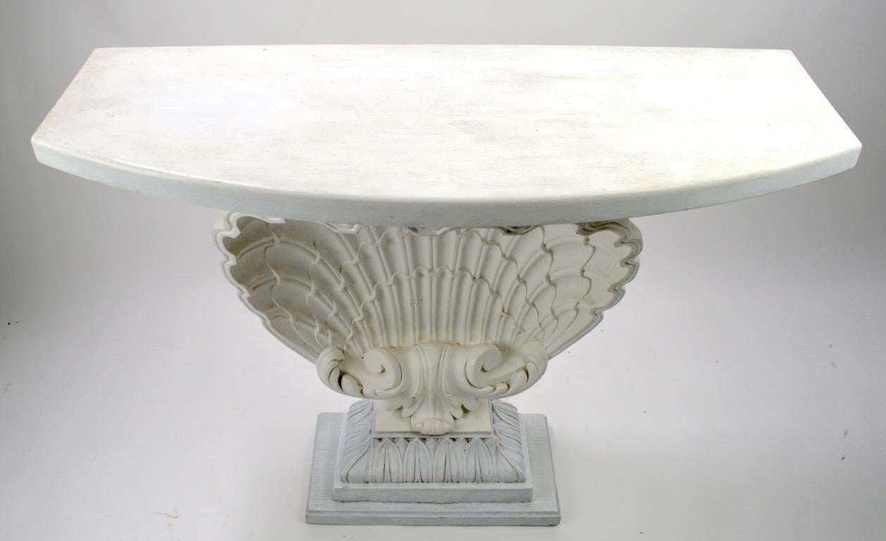 20th Century Shell Console by Grosfeld House