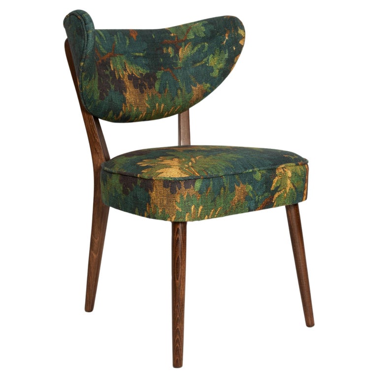 Shell Dining Chair, Linen Schwarzwald Dedar, by Vintola Studio, Europe, Poland
