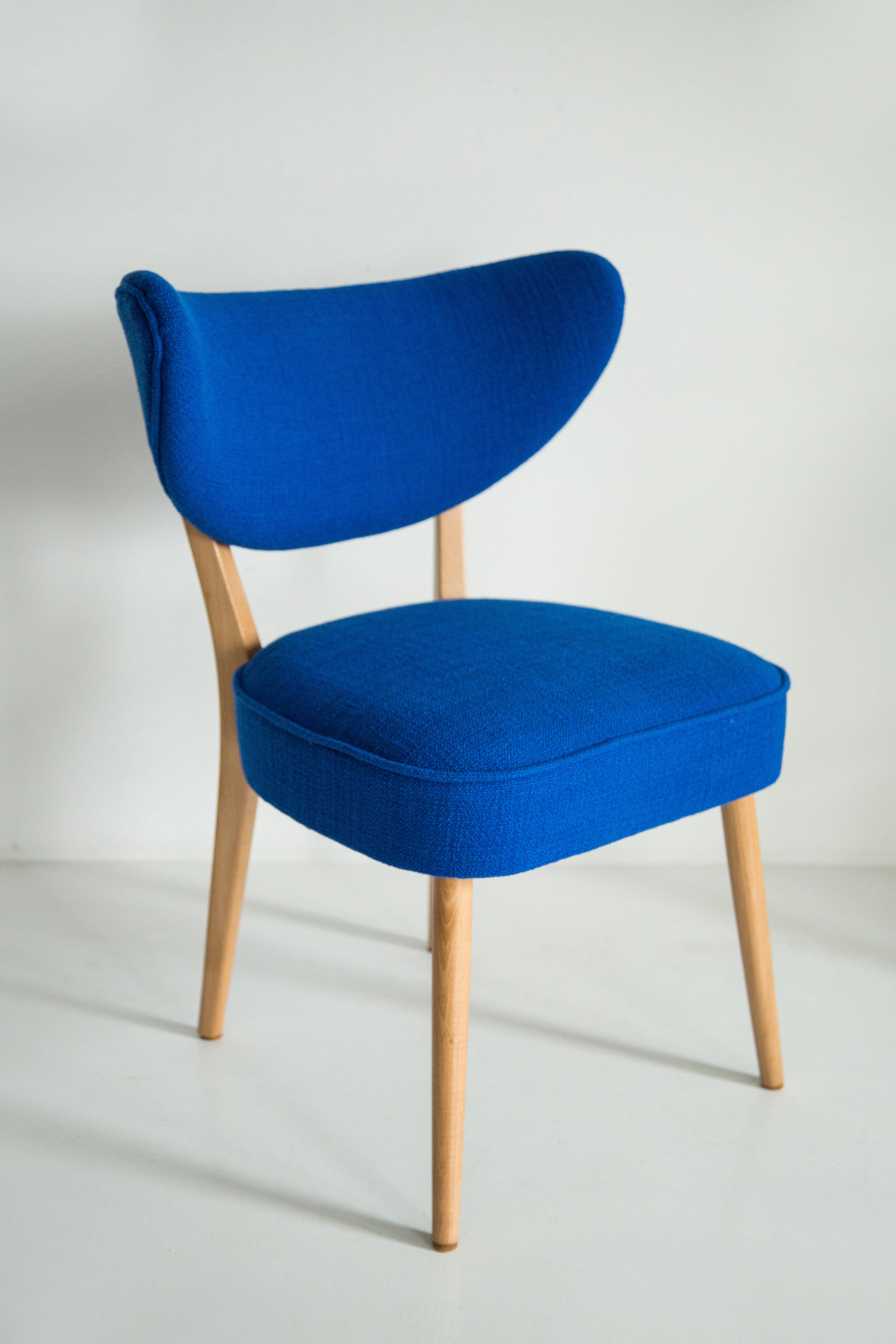 Mid-Century Modern Chaise de salle à manger en coquillage, Très par Dedar, par Vintola Studio, Europe, Pologne en vente