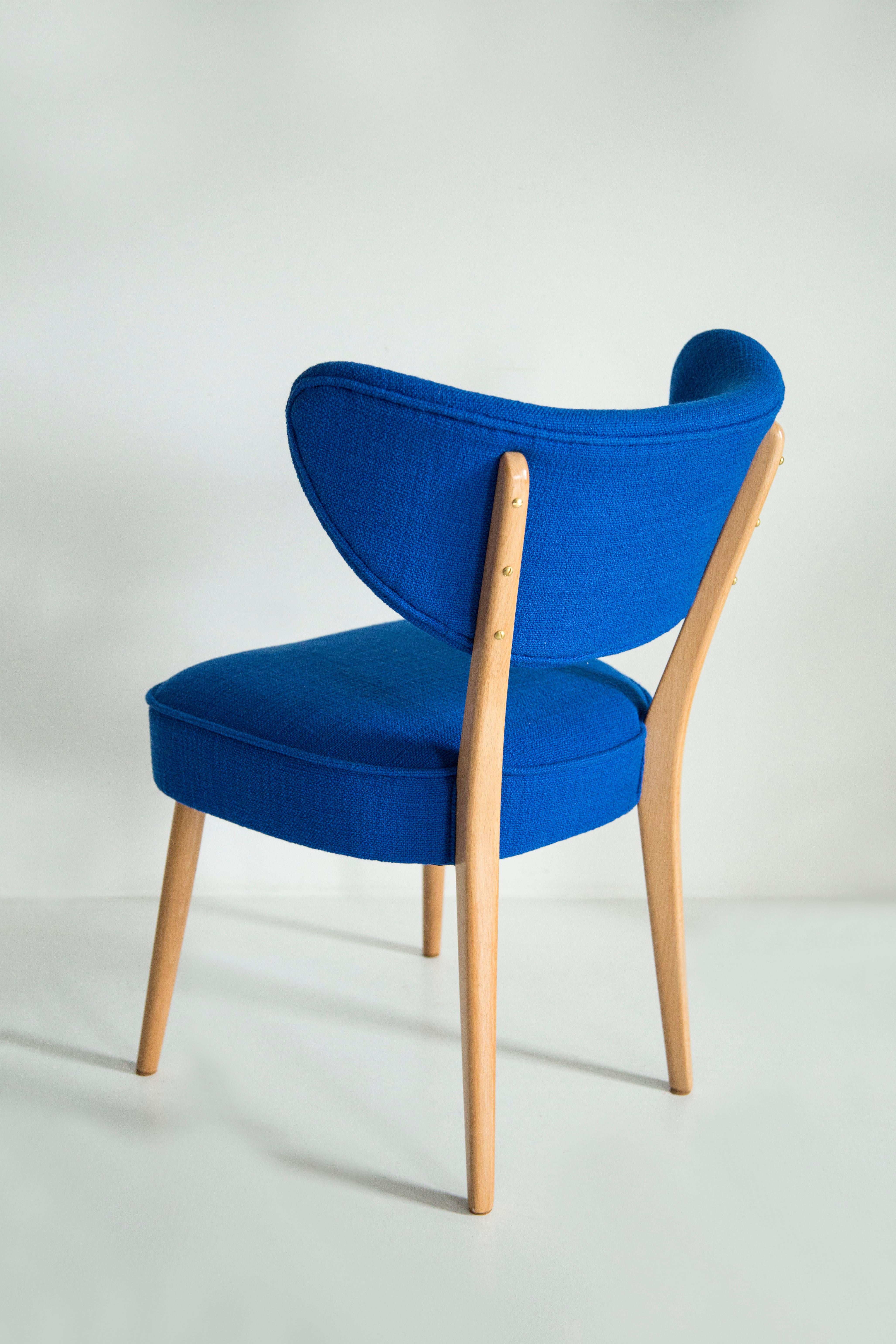 Bouclé Chaise de salle à manger en coquillage, Très par Dedar, par Vintola Studio, Europe, Pologne en vente