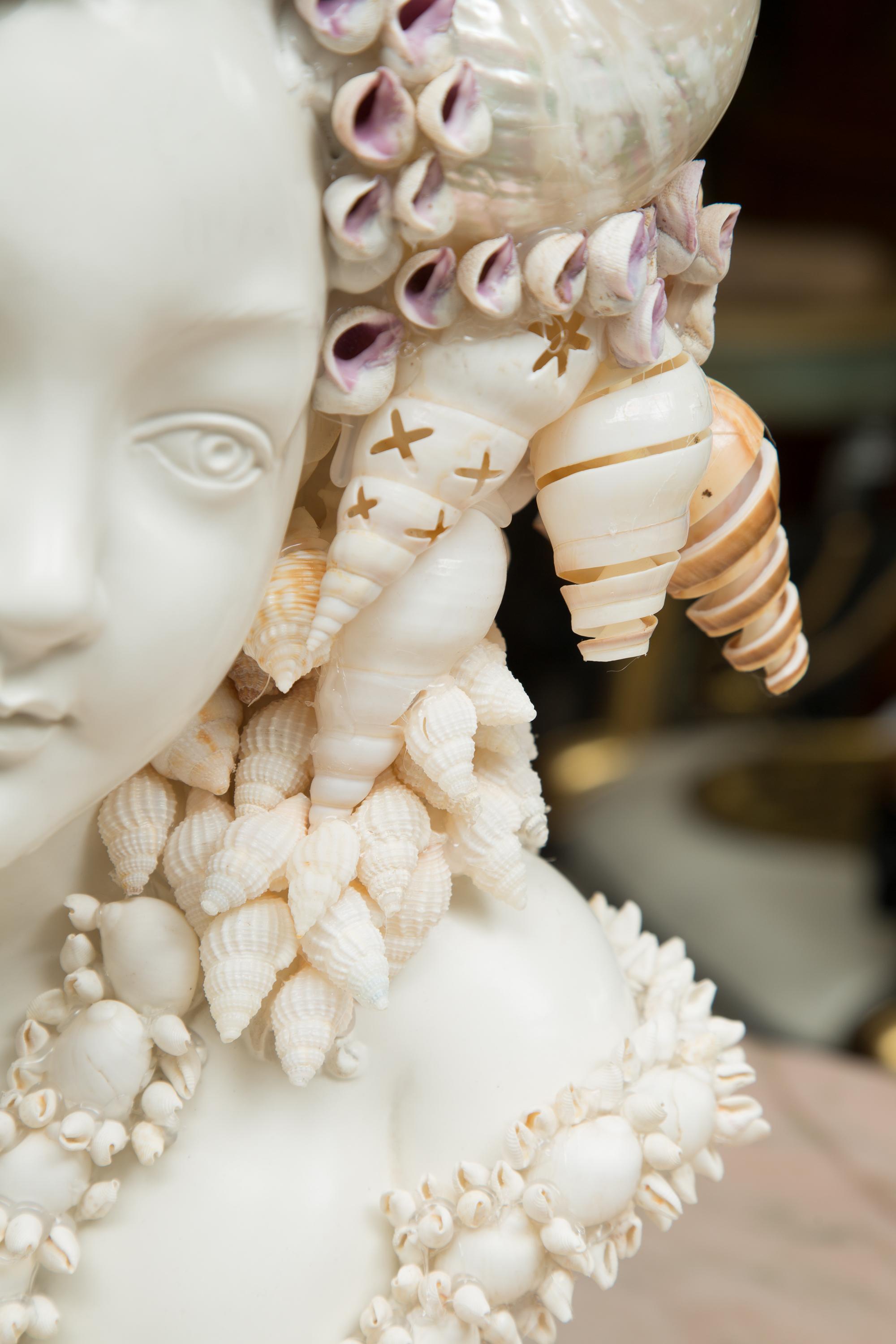 Other Shell Encrusted Bust of a Lady