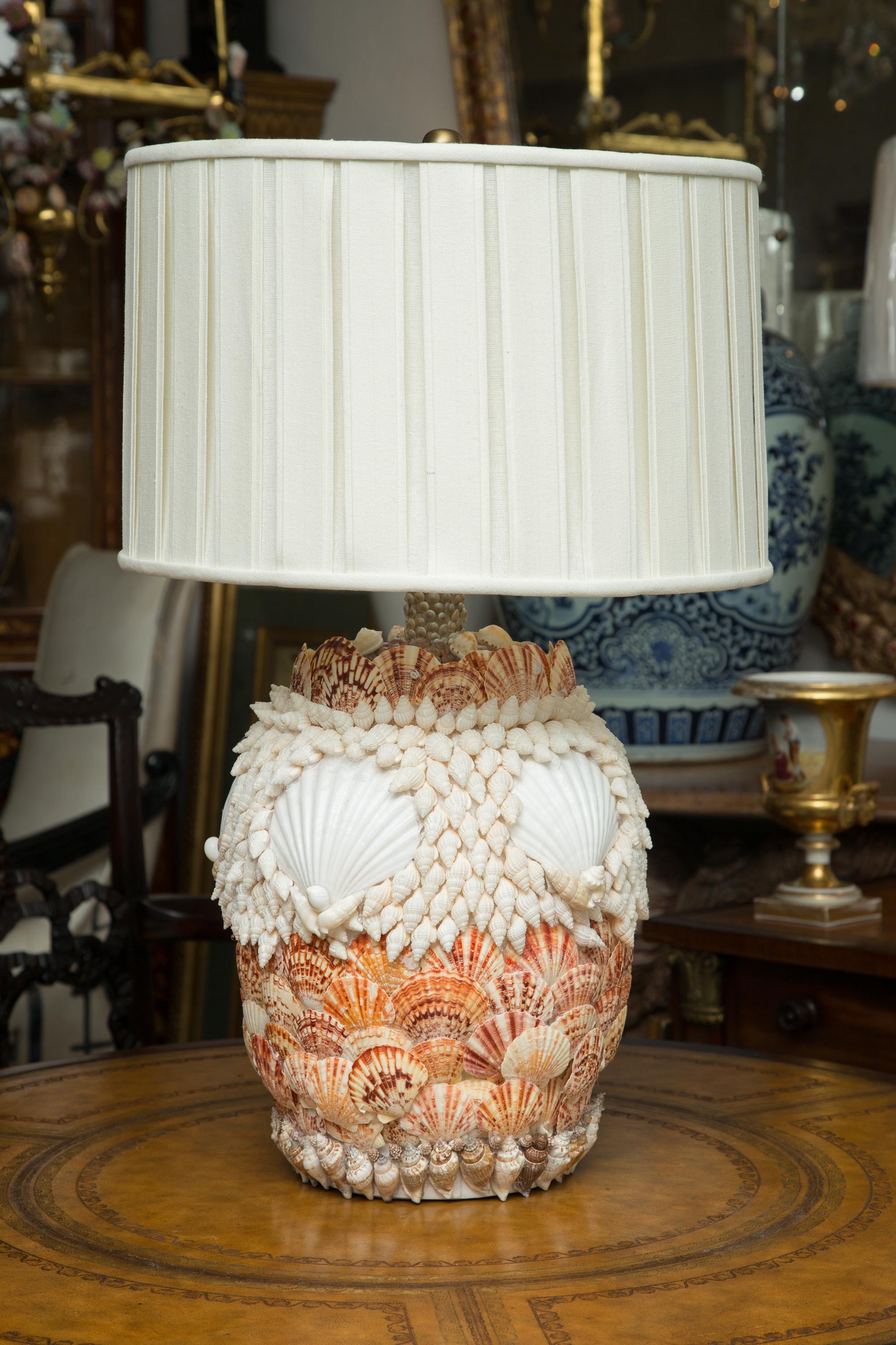 Shell Encrusted Table Lamps 2
