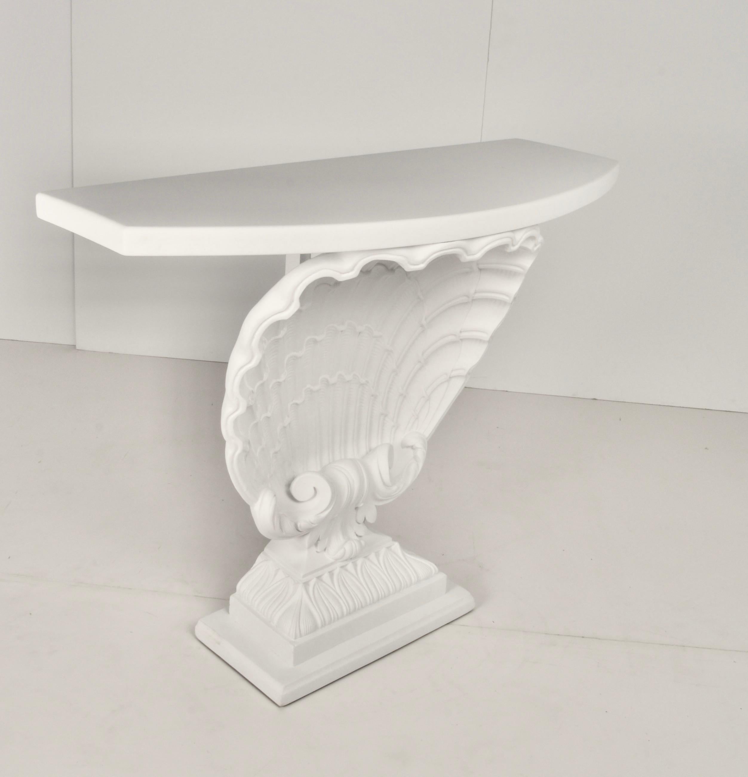 American Shell-Form Console by Grosfeld House, USA, Circa 1950s For Sale