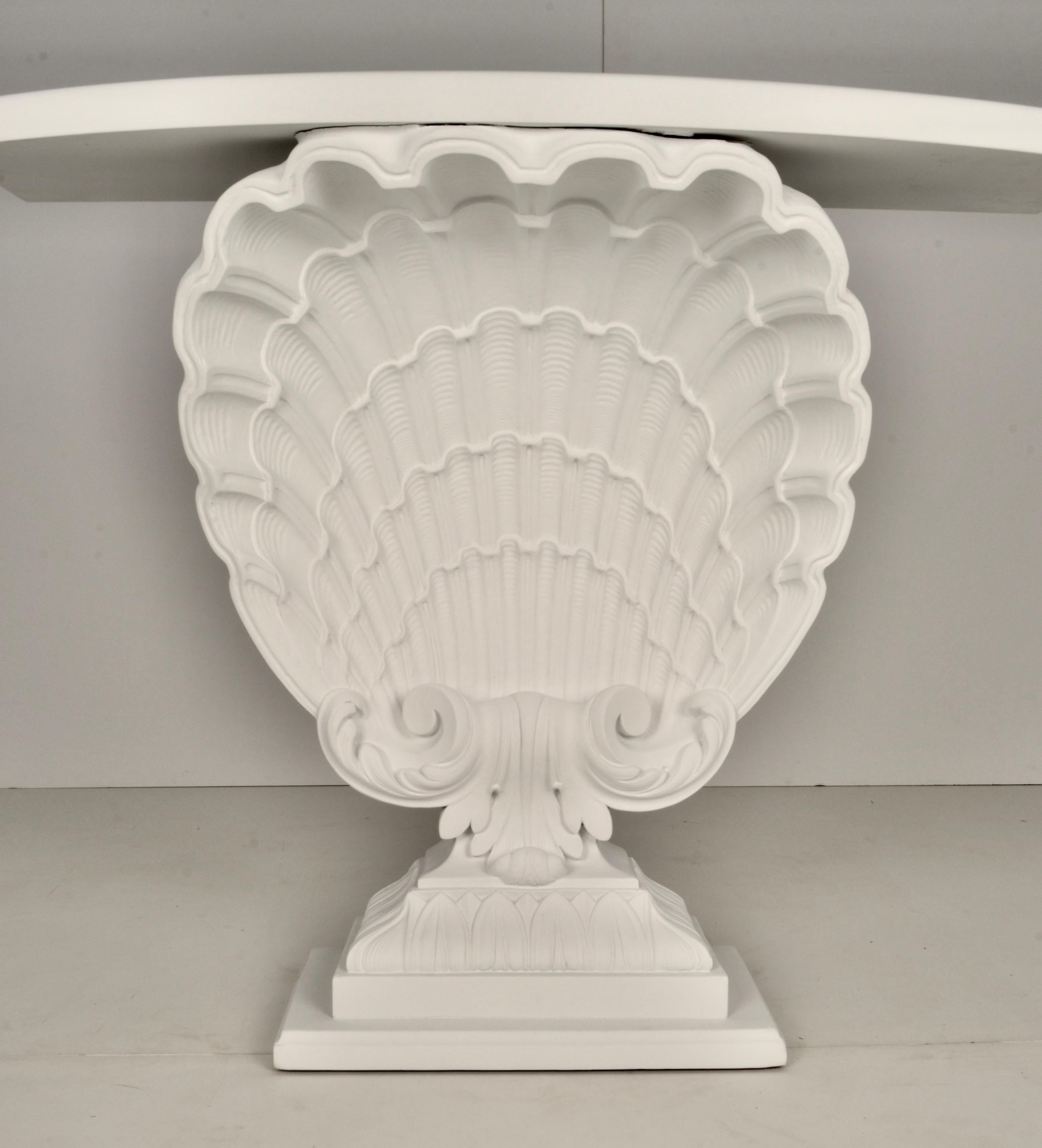 Shell-Form Console by Grosfeld House, USA, Circa 1950s In Good Condition For Sale In Norwalk, CT