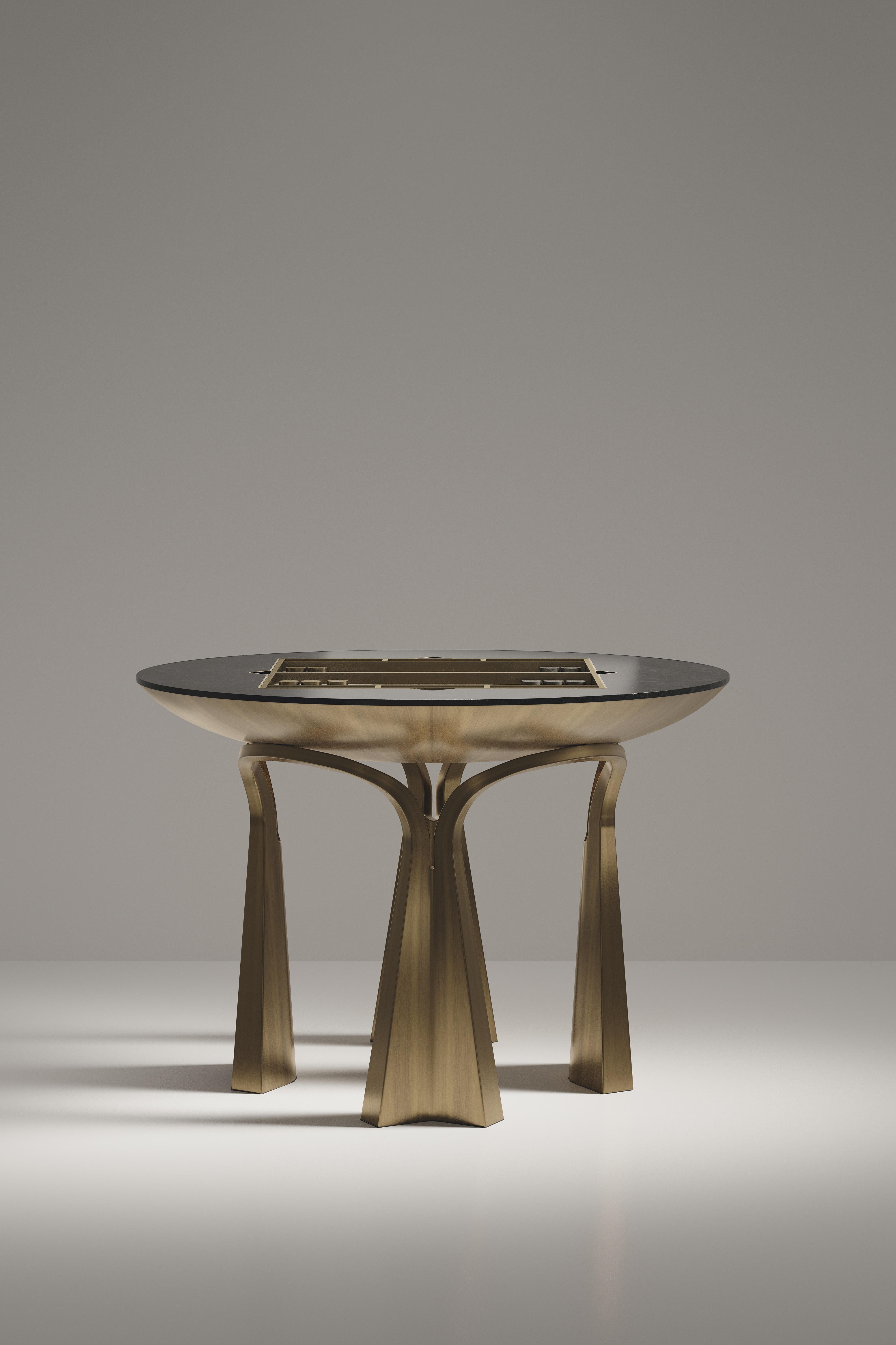 The Paris based label has distinguished themselves since their launch, with their iconic use of shagreen mixed with brass and other exotic materials. All furniture is handcrafted by skilled artisans, ultimately making each piece unique, designed in