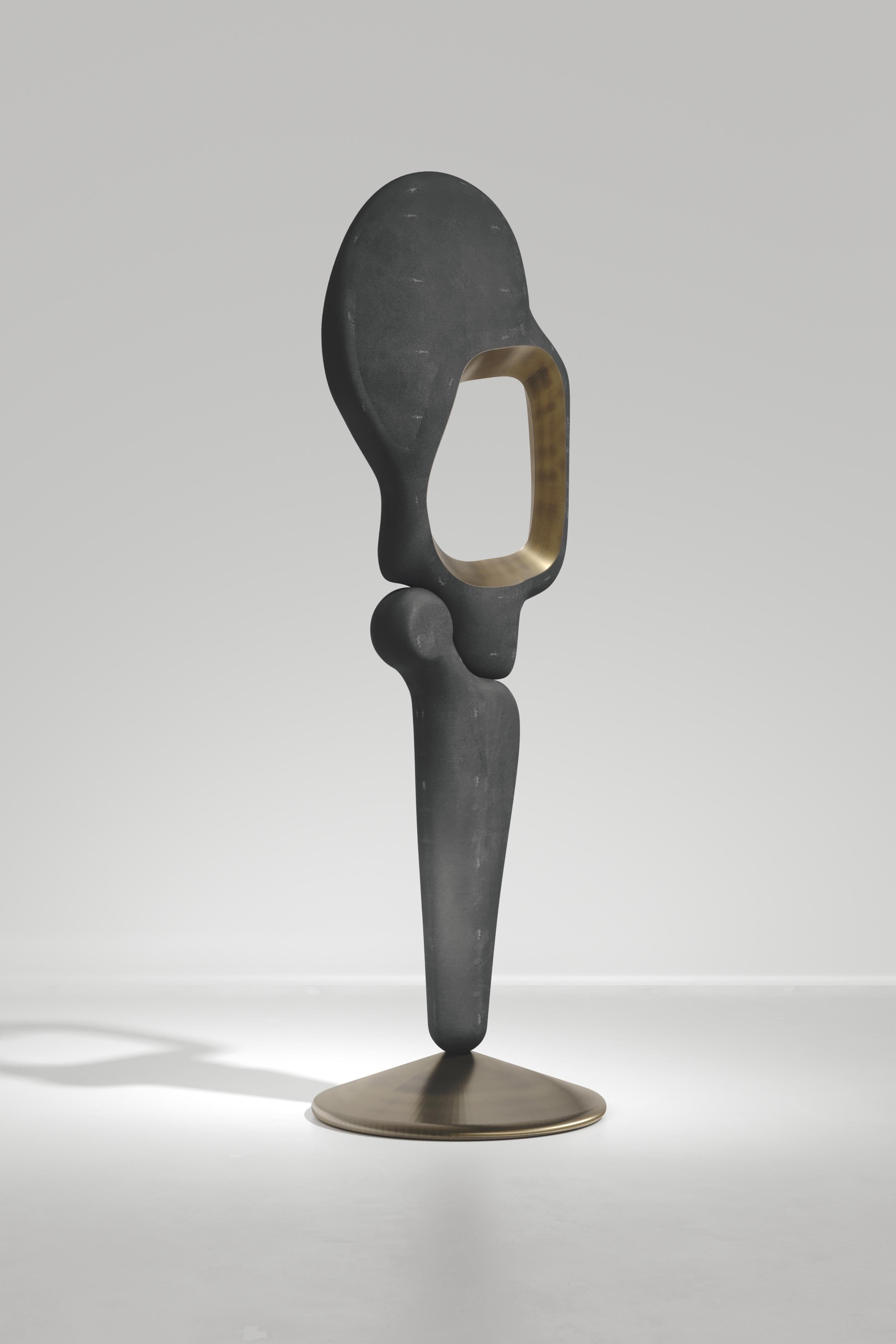 Applique murale à incrustation de coquillages avec détails en bronze et laiton Patina par R&Y Augousti en vente 4