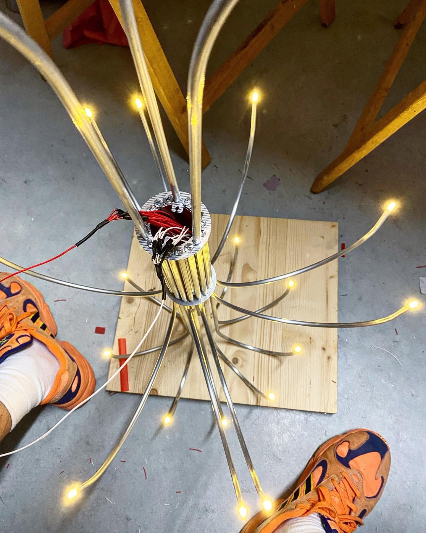 Shell Light by Touch With Eyes In New Condition For Sale In Geneve, CH