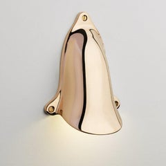 SHELL LIGHT - LED polished brass