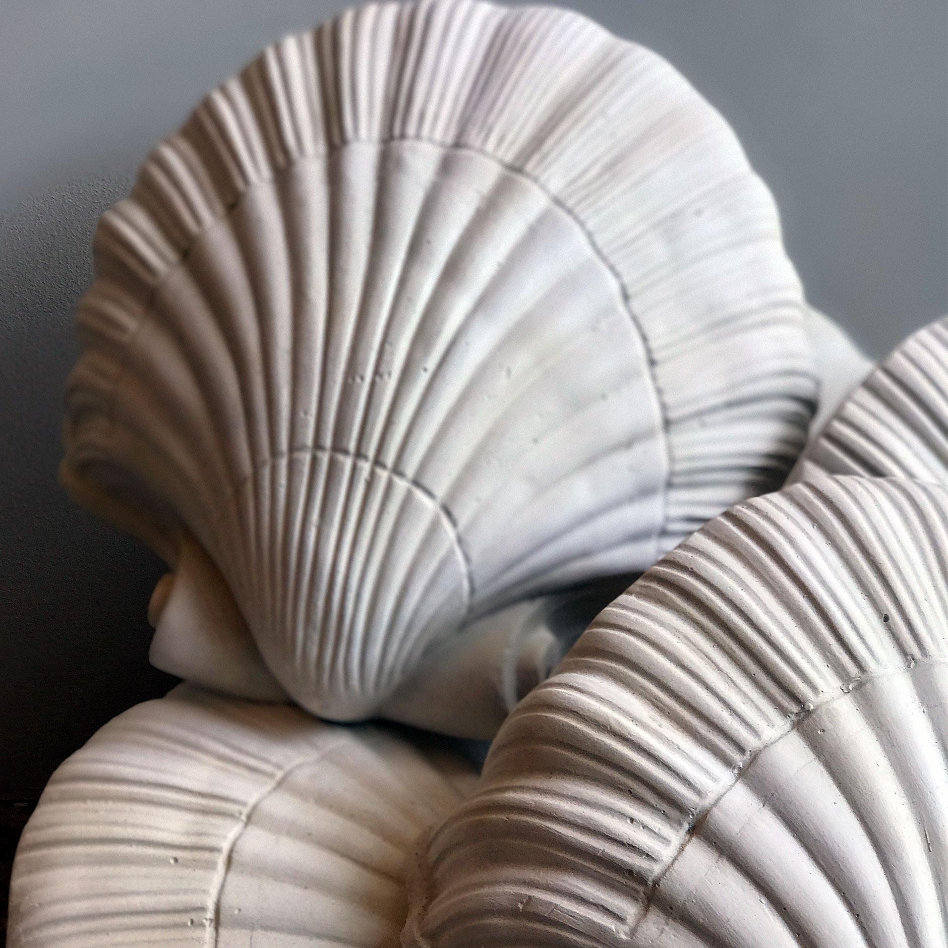 Modern plaster shell wall sconces will look great in any interior but especially if you live close to the sea!
Would be the perfect wall light for a seafood bar or restaurant projects, lights are made to order so you can have any amount