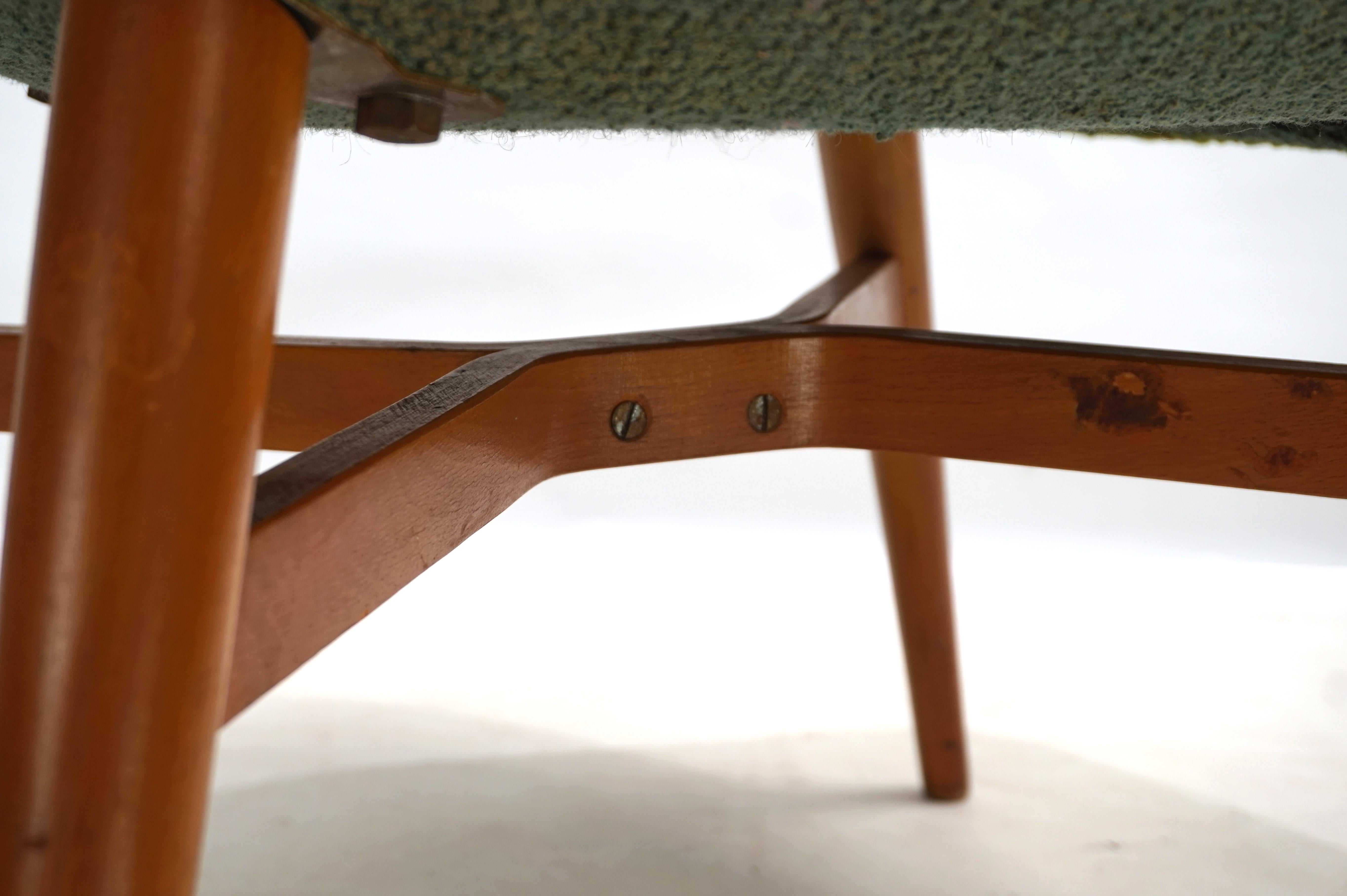 Shell lounge chair by Miroslav Navratil for Vertex, 1960 For Sale 9
