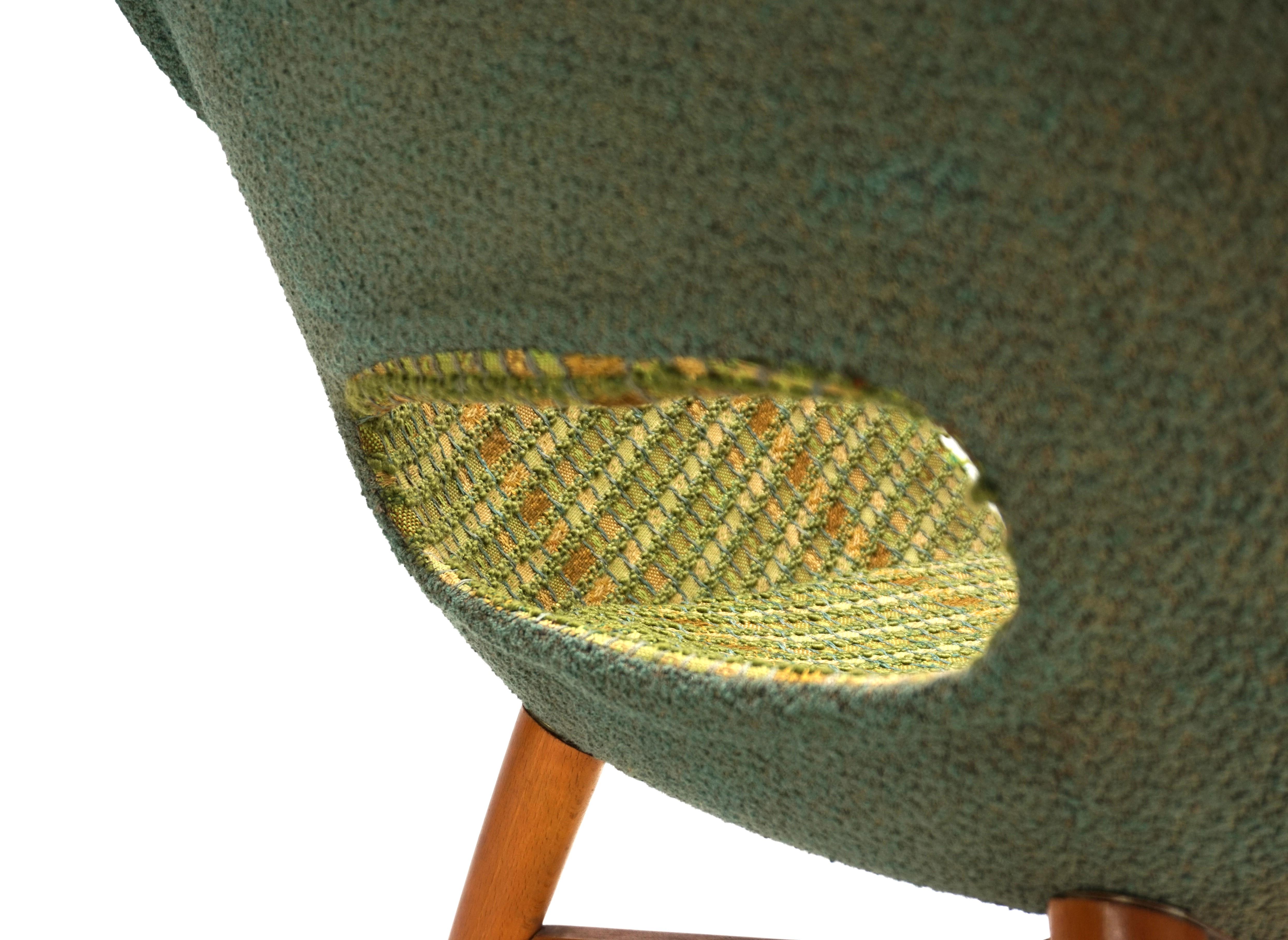 Shell lounge chair by Miroslav Navratil for Vertex, 1960 For Sale 12