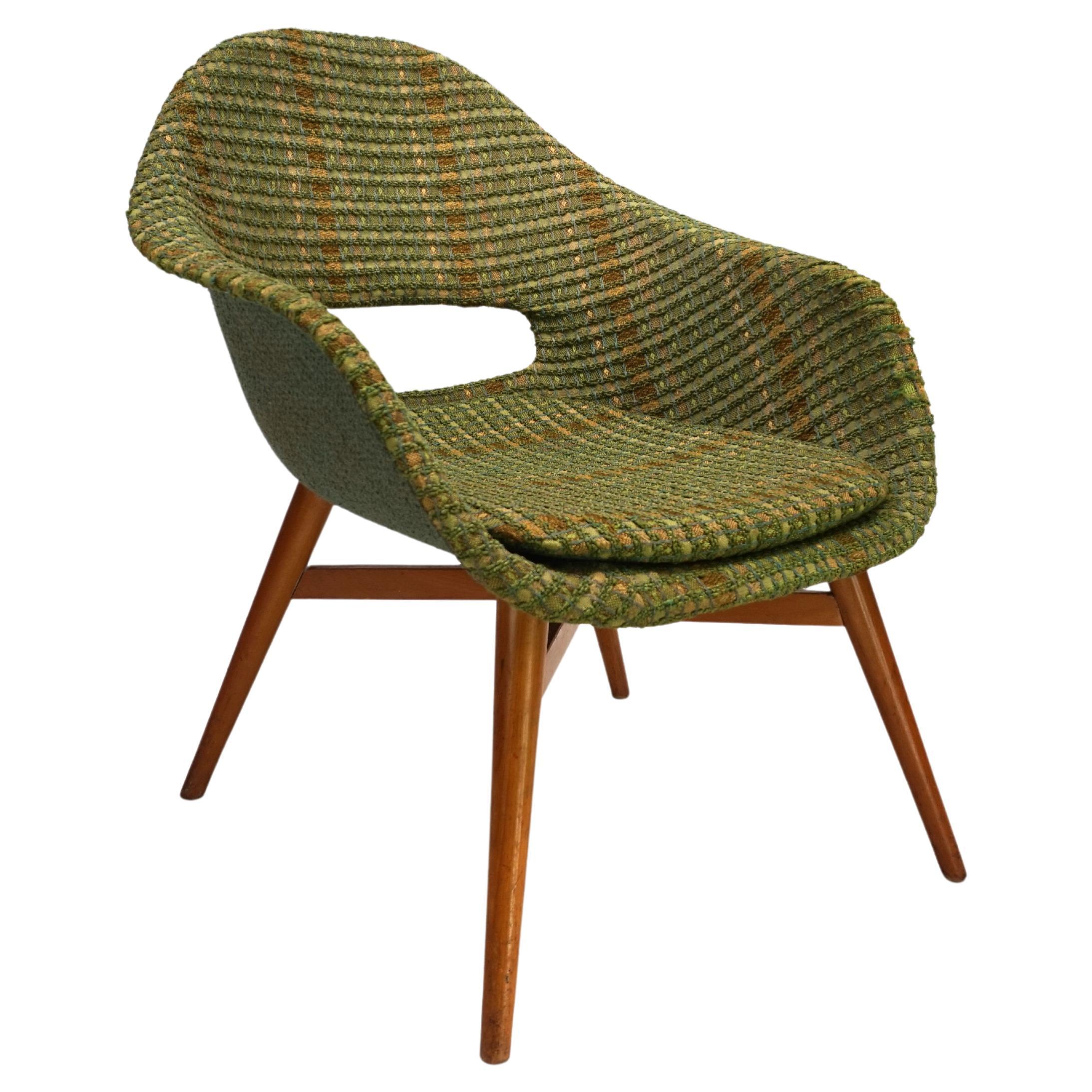 Shell lounge chair by Miroslav Navratil for Vertex, 1960