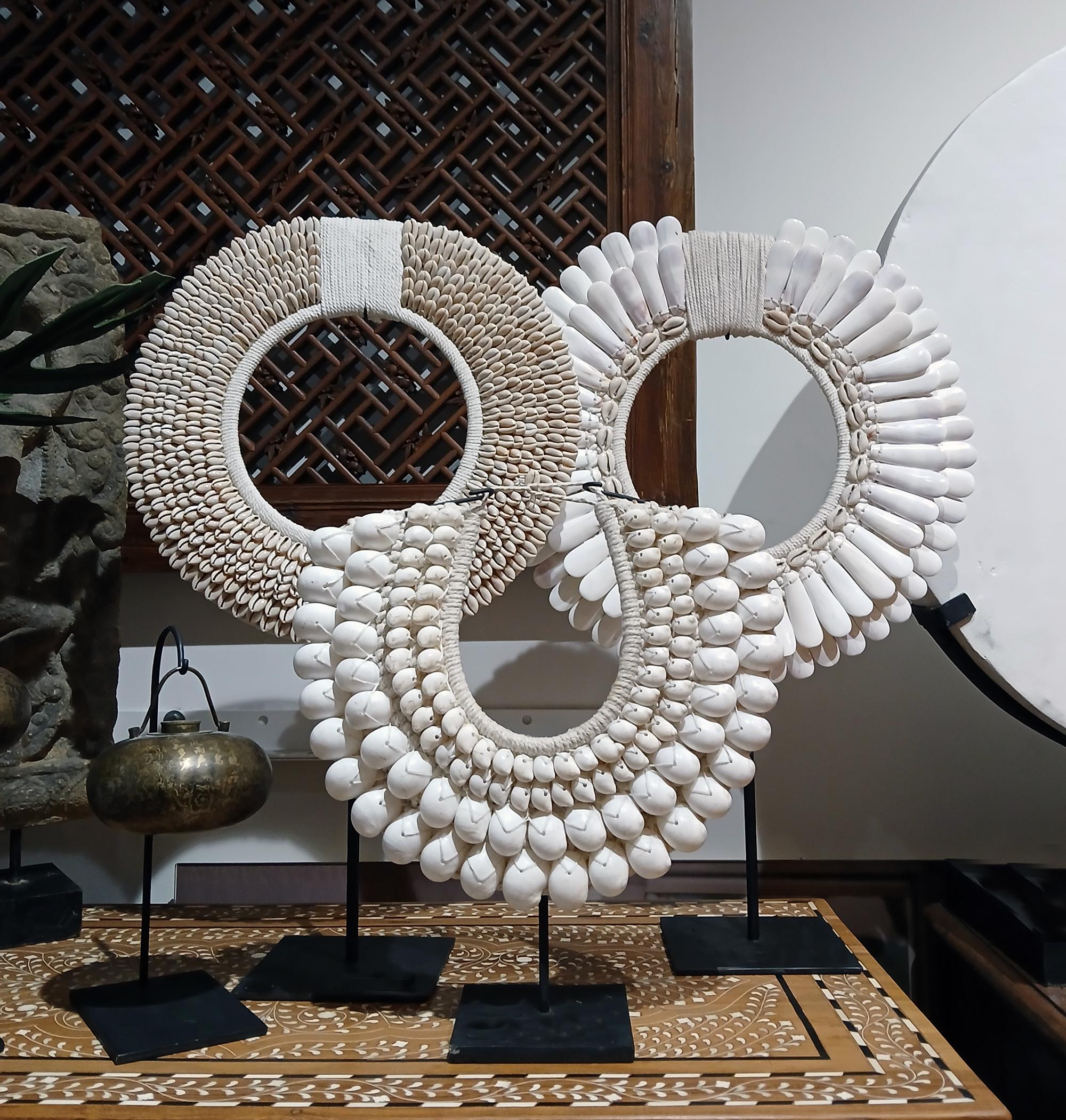 Shell Necklace on Stand, Papua New Guinea For Sale 10