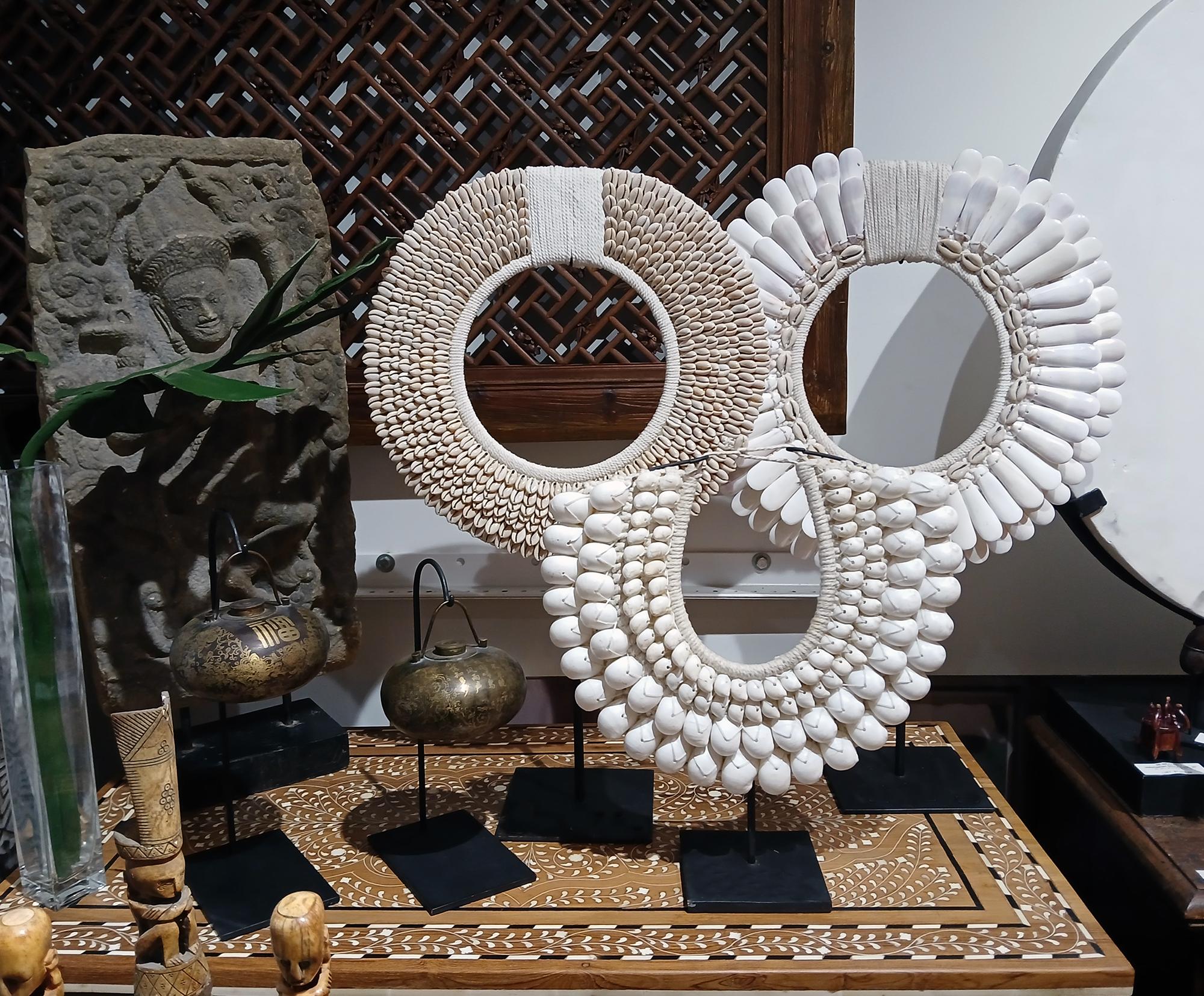 Shell Necklace on Stand, Papua New Guinea For Sale 11