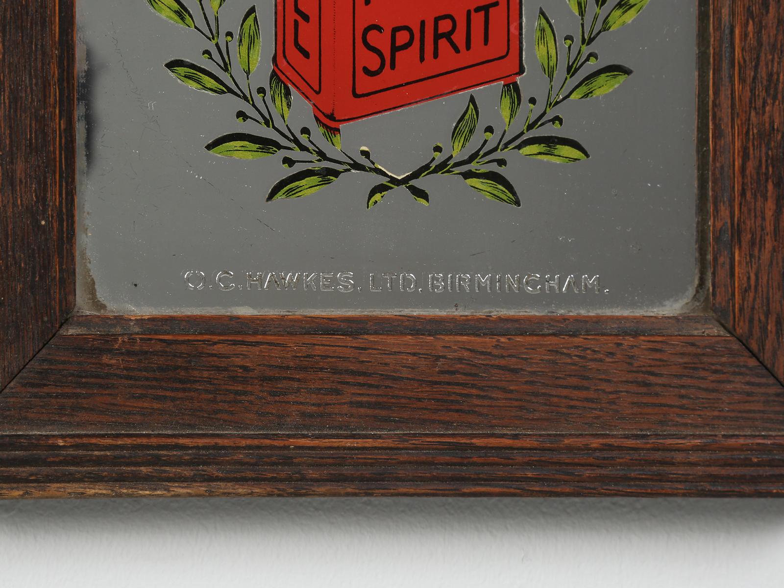 Shell Oil Advertising Mirror, circa 1930s 3