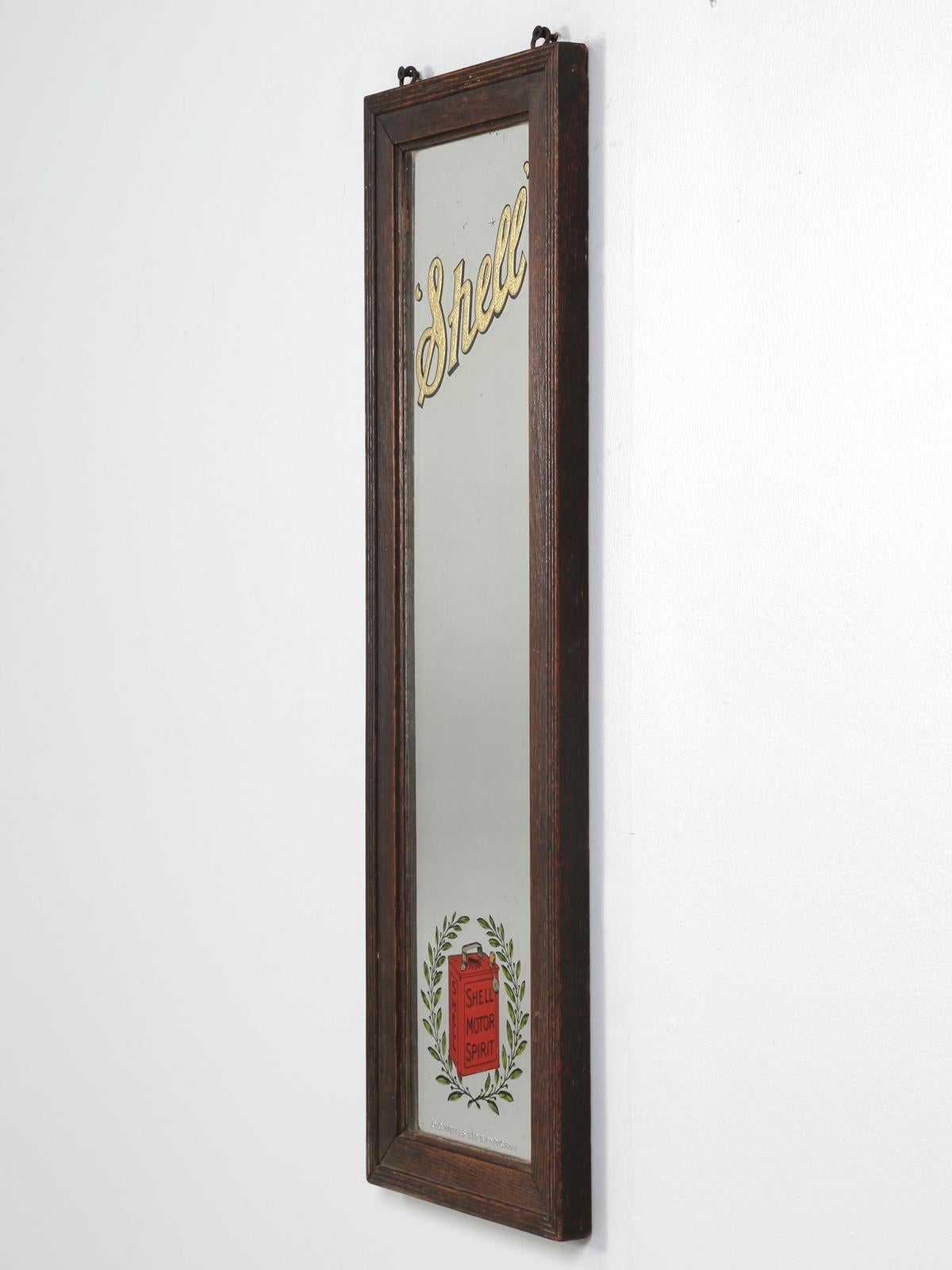 Shell Oil Advertising Mirror, circa 1930s 4