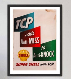 Shell Oil - TCP Anti-Knock Original Poster, 1960
