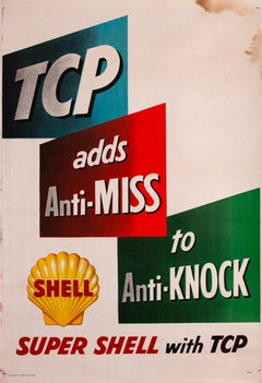 Shell Oil - TCP Anti-Knock Original Poster, 1960