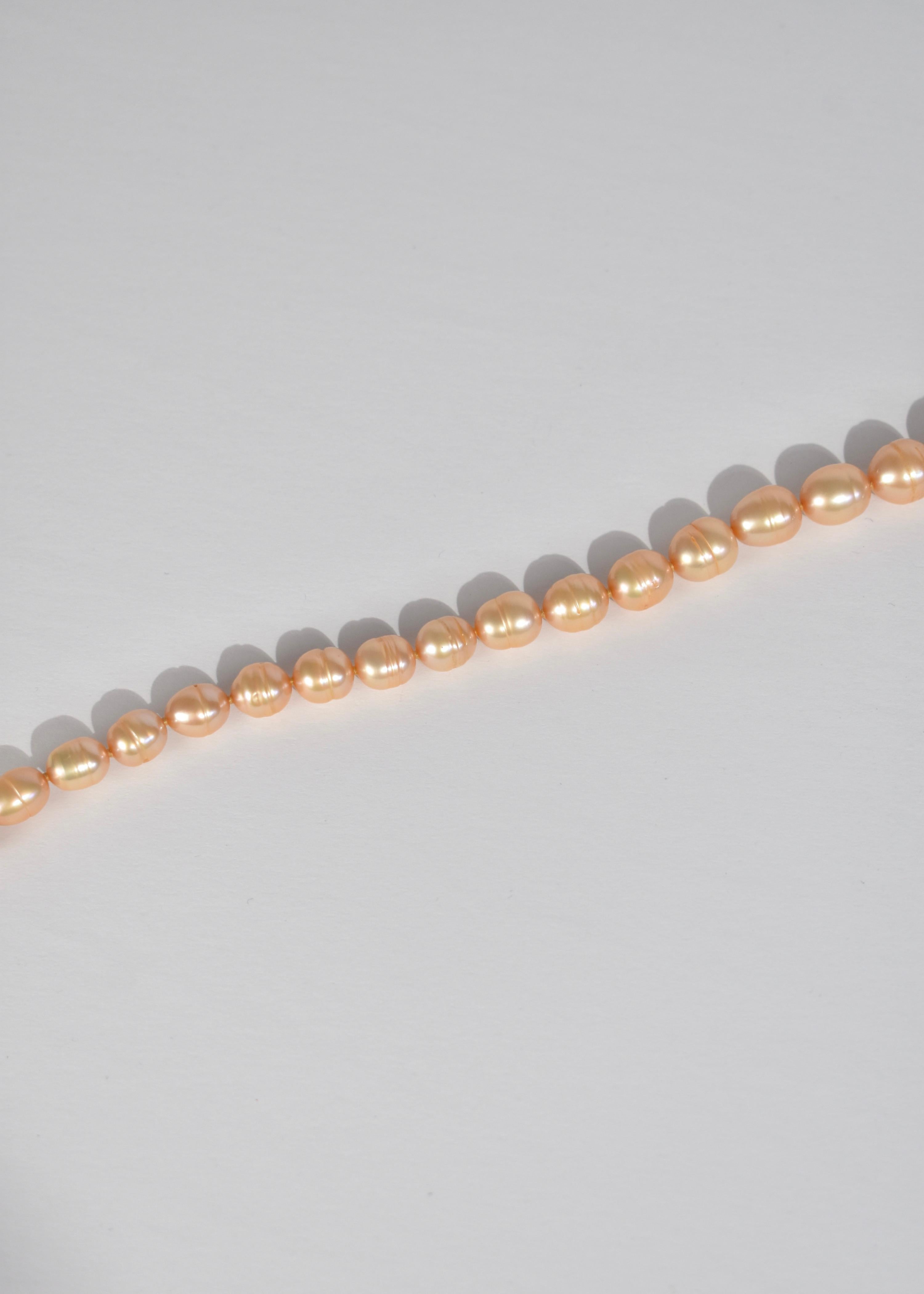 Bead Shell Pearl Necklace