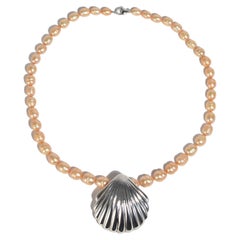 Used Shell Pearl Necklace