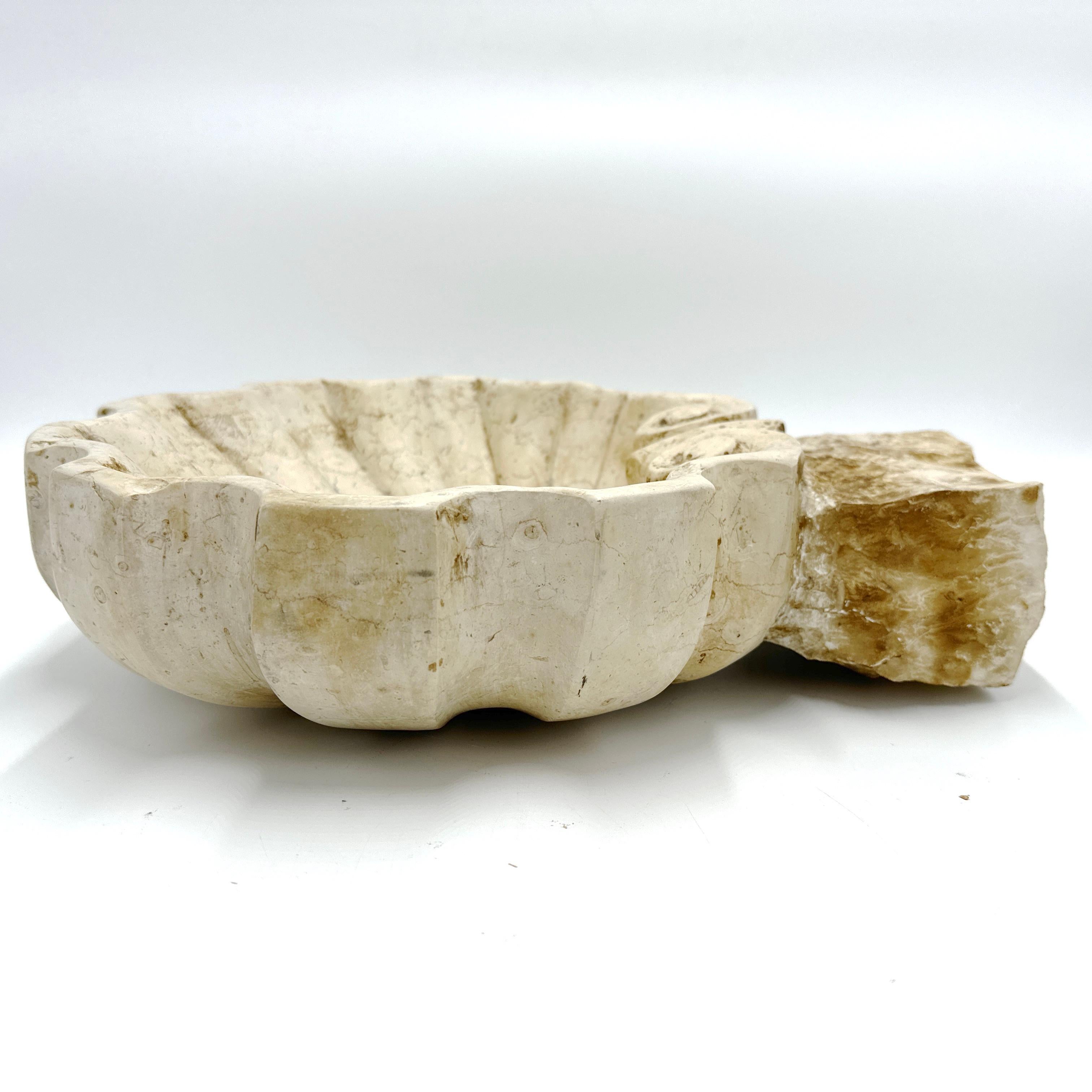 Shell Shaped Italian Marble Holy Water Stoup For Sale 5