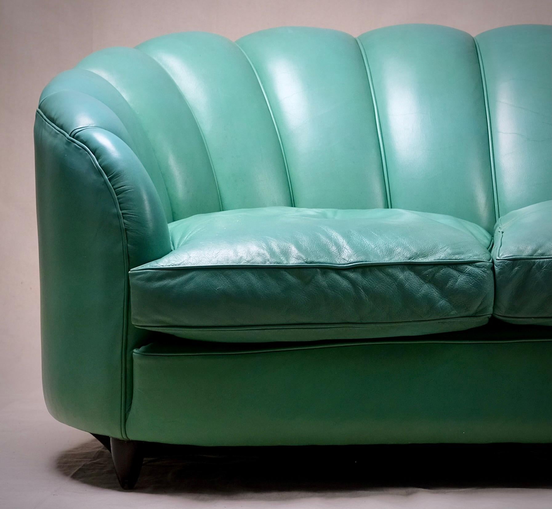 Art Deco Shell Sofa  For Sale