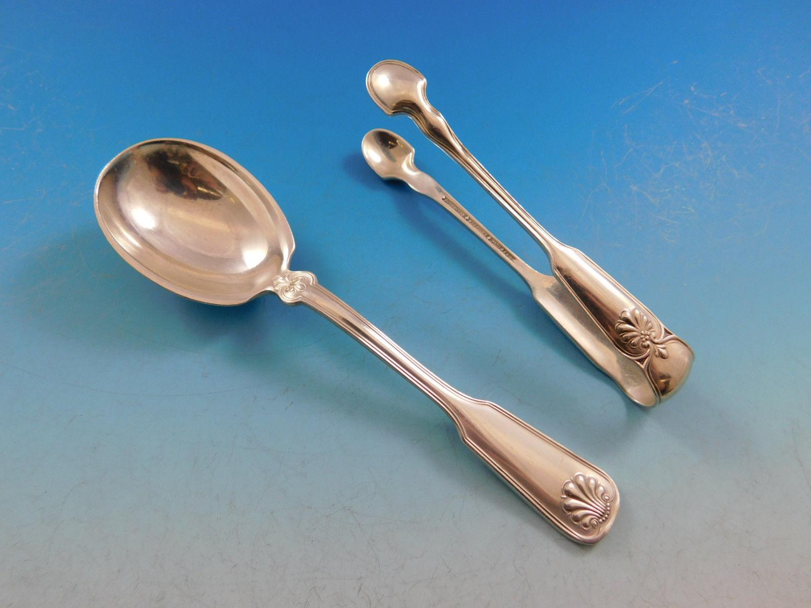 Shell & Thread von Tiffany Co Sterlingsilber-Besteckset 178 Teile Abendessen 6