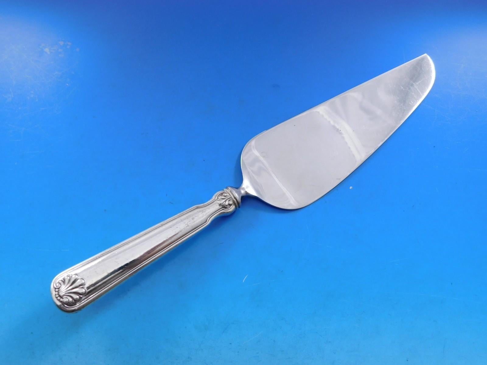 20th Century Shell & Thread by Tiffany Sterling Silver Flatware Set 12 Service 141 pcs Dinner For Sale
