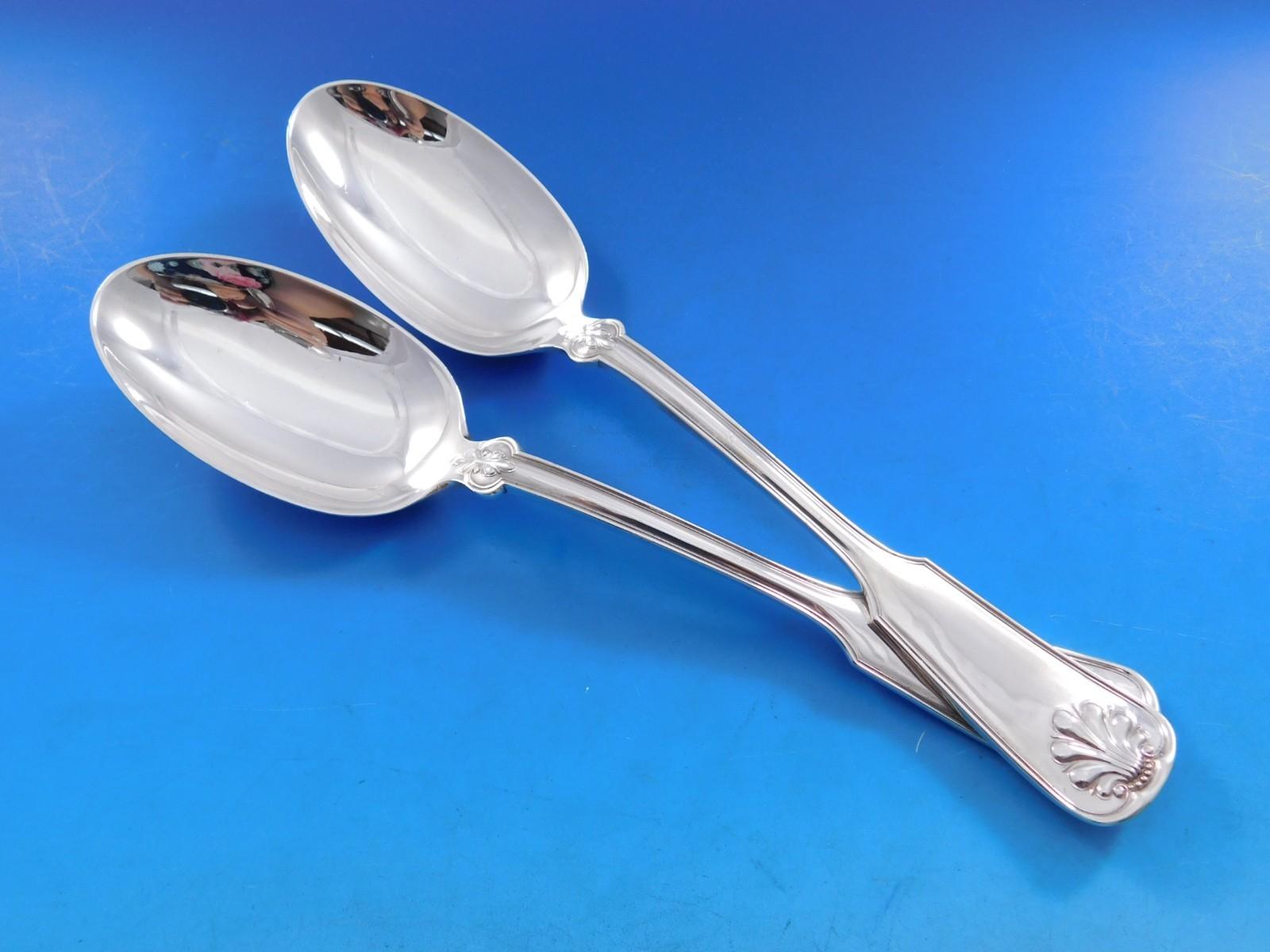 Shell & Thread by Tiffany Sterling Silber Besteck Set 12 Service 151 Stück Abendessen (Sterlingsilber) im Angebot