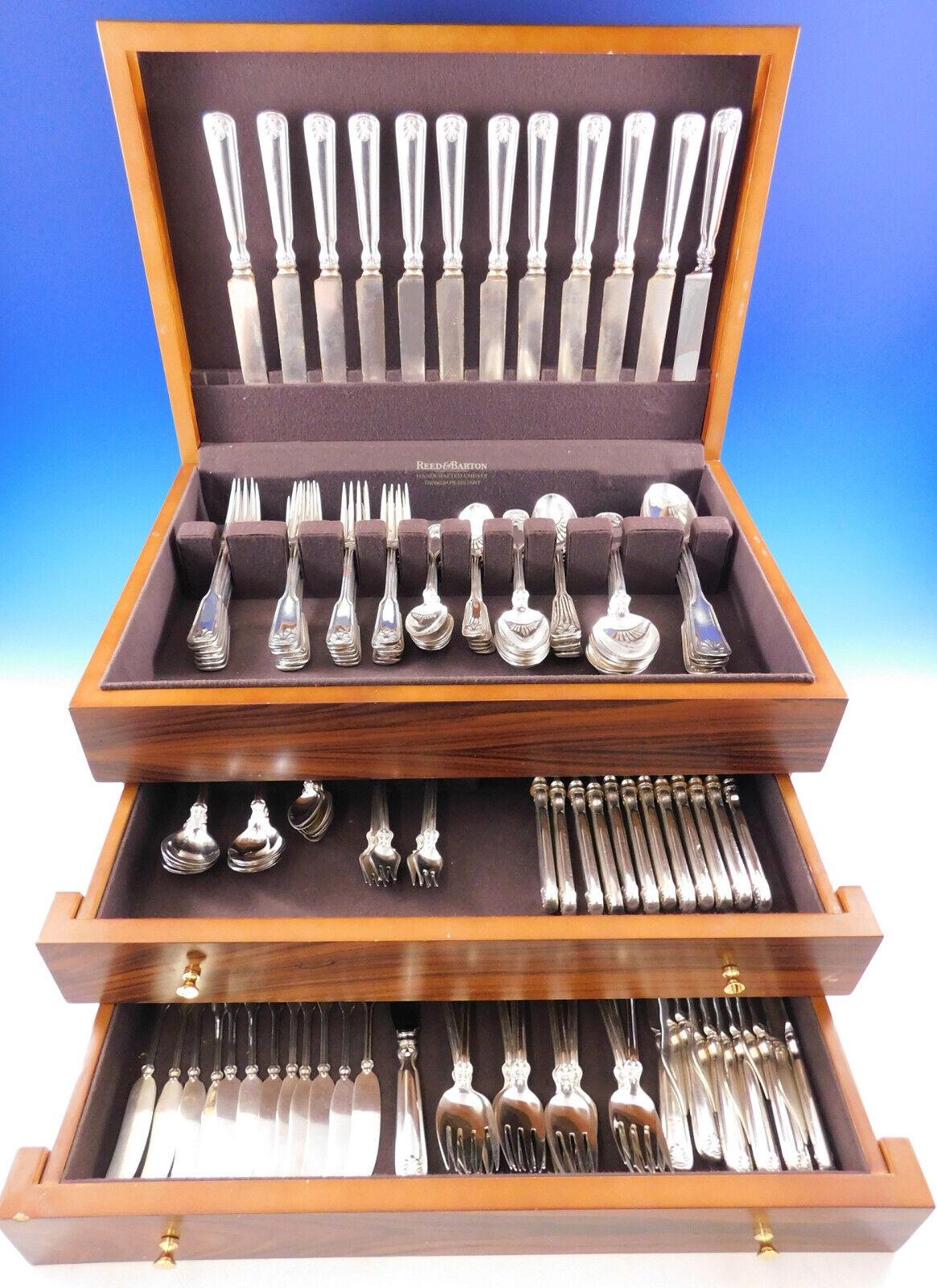 Shell & Thread by Tiffany Sterling Silver Flatware Set 12 Service 156 Pcs Dinner 2