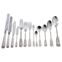 Shell & Thread by Tiffany Sterling Silver Flatware Set 12 Service 156 Pcs Dinner