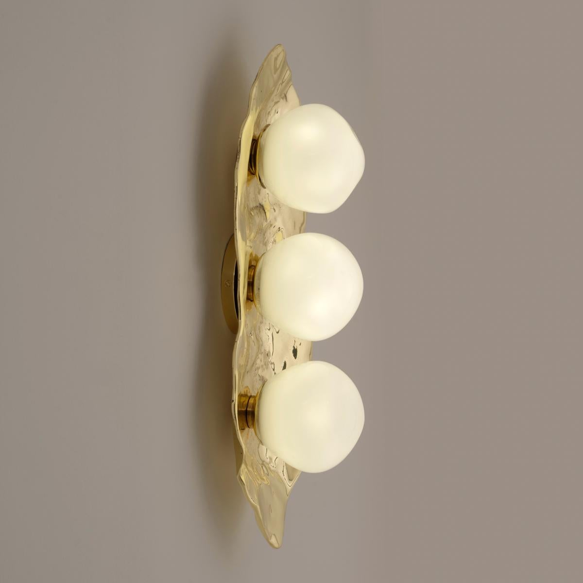 Shell Wall Light by Gaspare Asaro-Bronze Finish For Sale 1