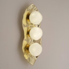 Shell Wall Light by Gaspare Asaro-Polished Brass Finish