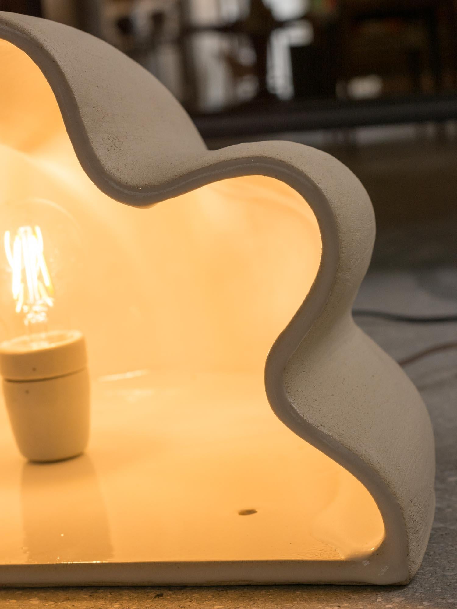 Applique a conchiglia, rapporto aureo, illuminazione a LED e ceramica smaltata In condizioni Nuovo in vendita a Carballo, ES