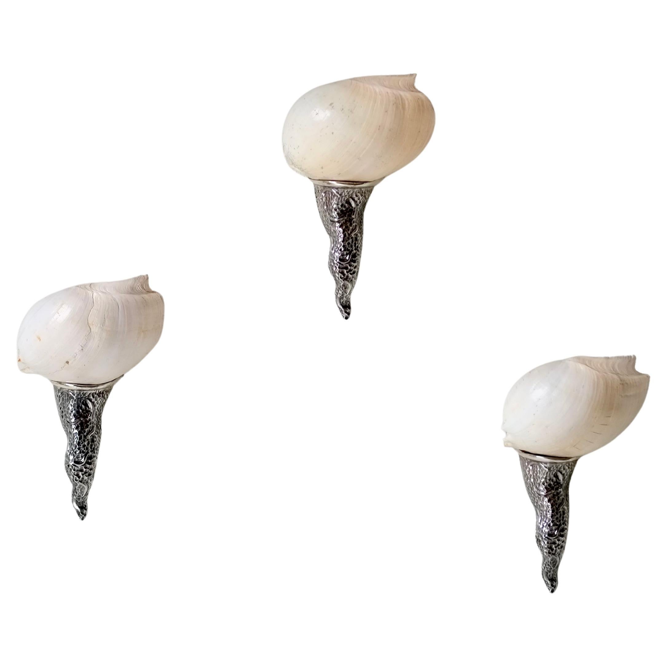 Applique Shell di Annibale Oste per Nanda Vigo