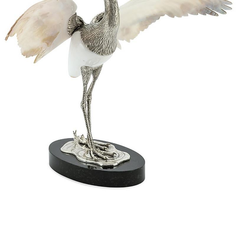 Italian Shell Wings Sculpture For Sale