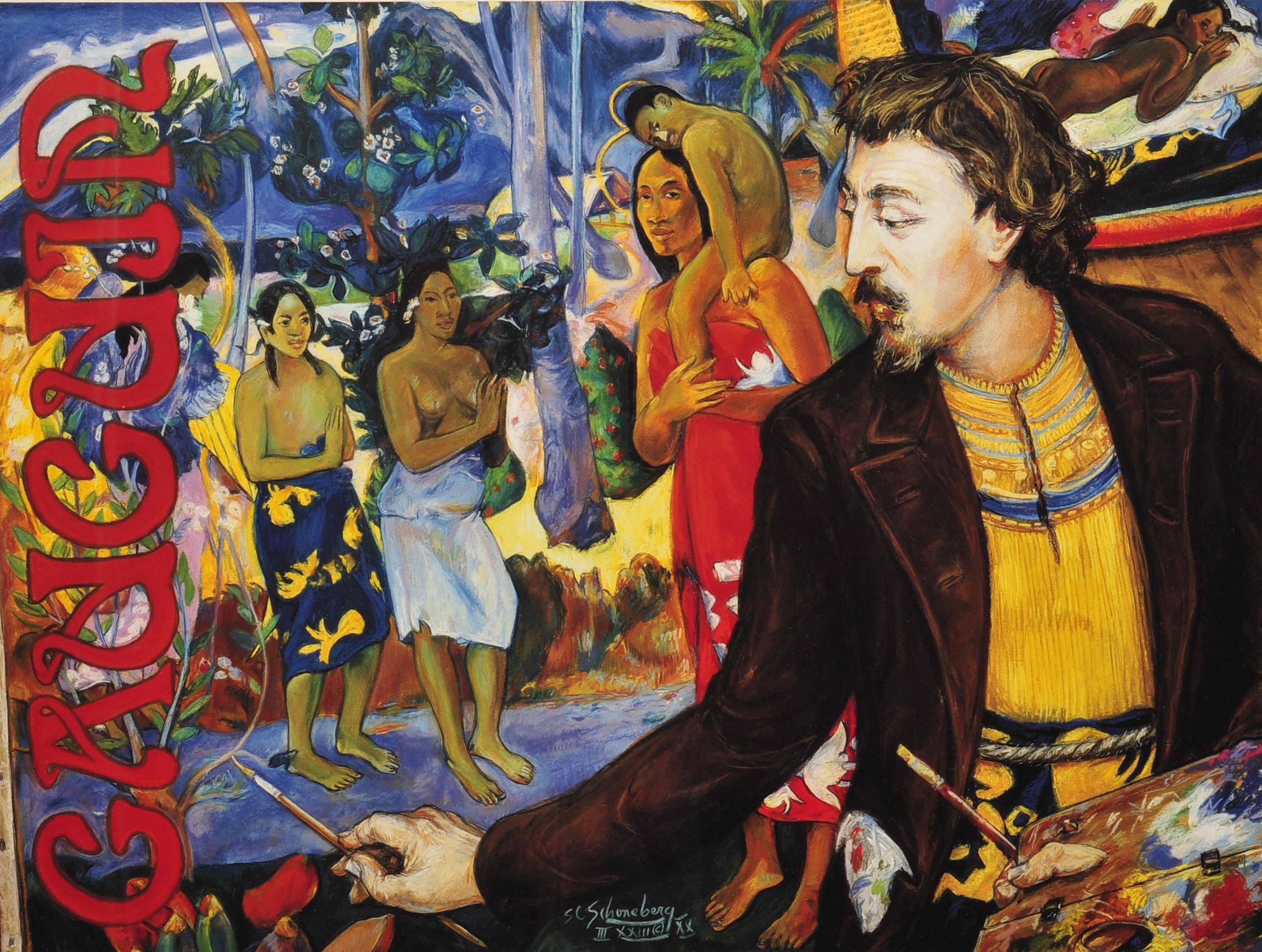 Shelley C. Schoneberg Figurative Painting - Gauguin, 3/100