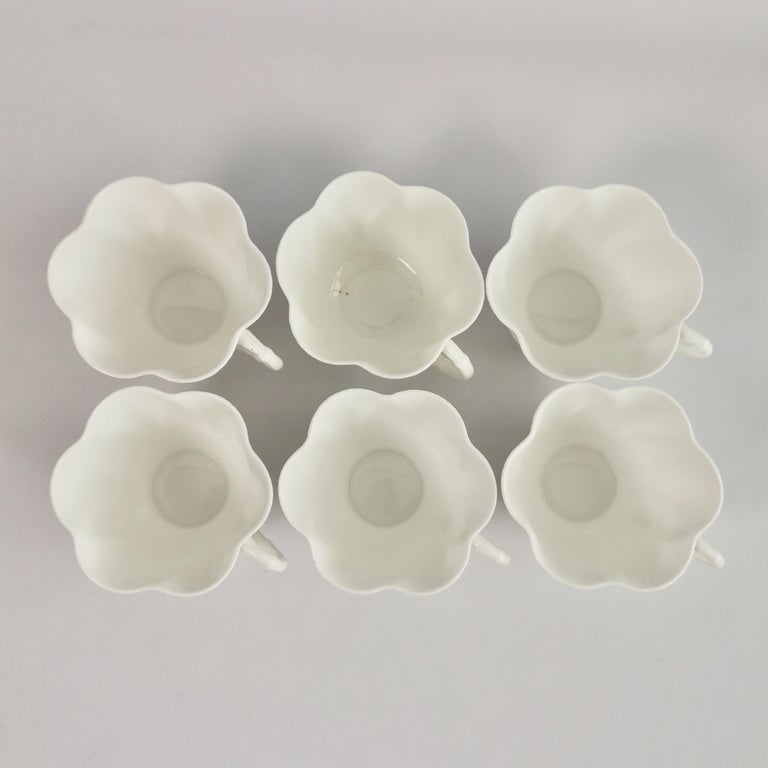 Shelley Dainty White Porcelain Tea Service for Six, Early 20th C at