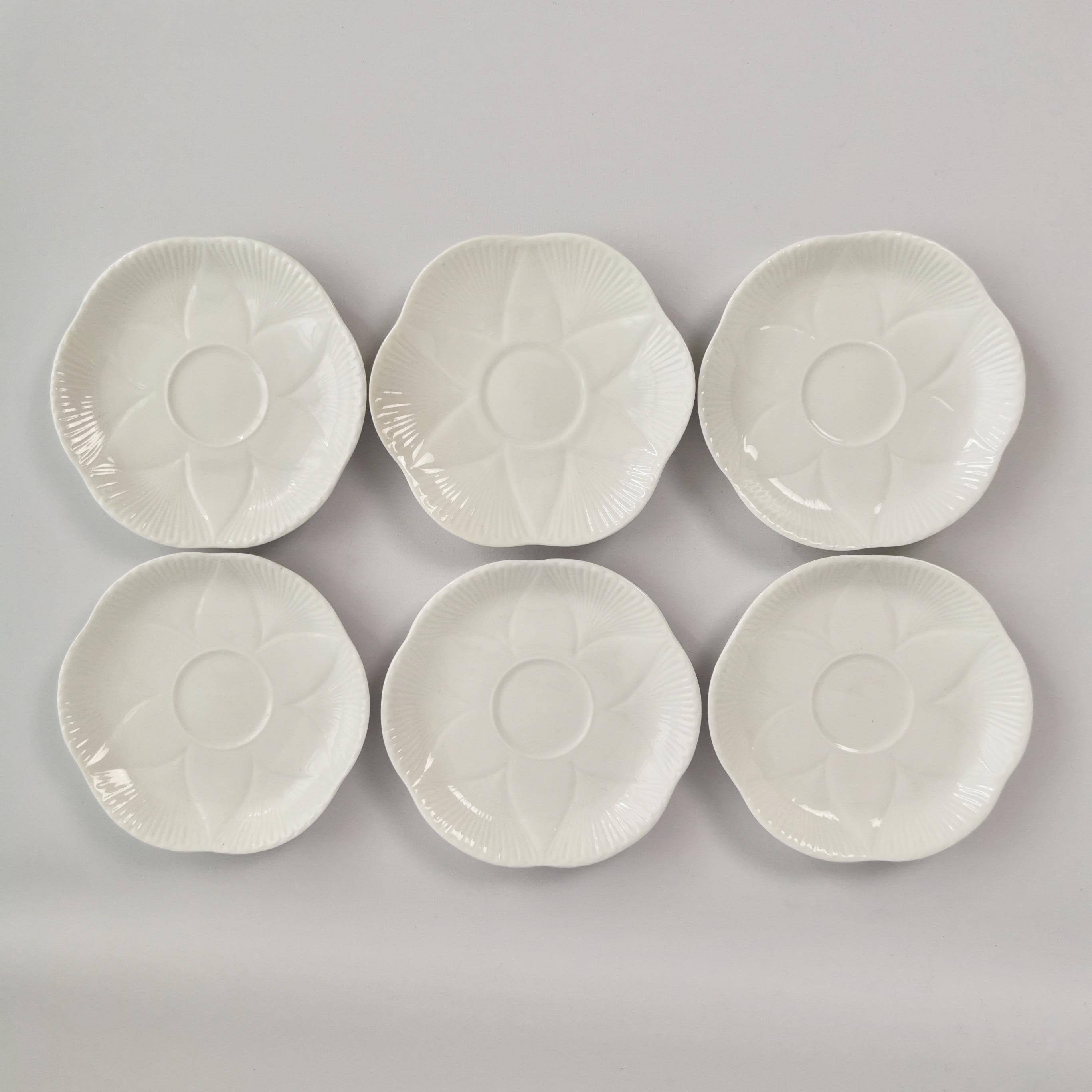 Shelley Dainty White Porcelain Tea Service for Six, Early 20th C 3