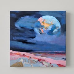"As Seen From Mars" - Surrealist Still-Life, Acrylic and Oil Painting
