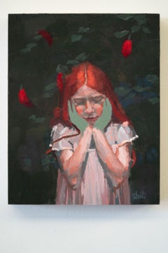 "Ragazza con peperoni" di Shelli Langdale, Pittura a olio