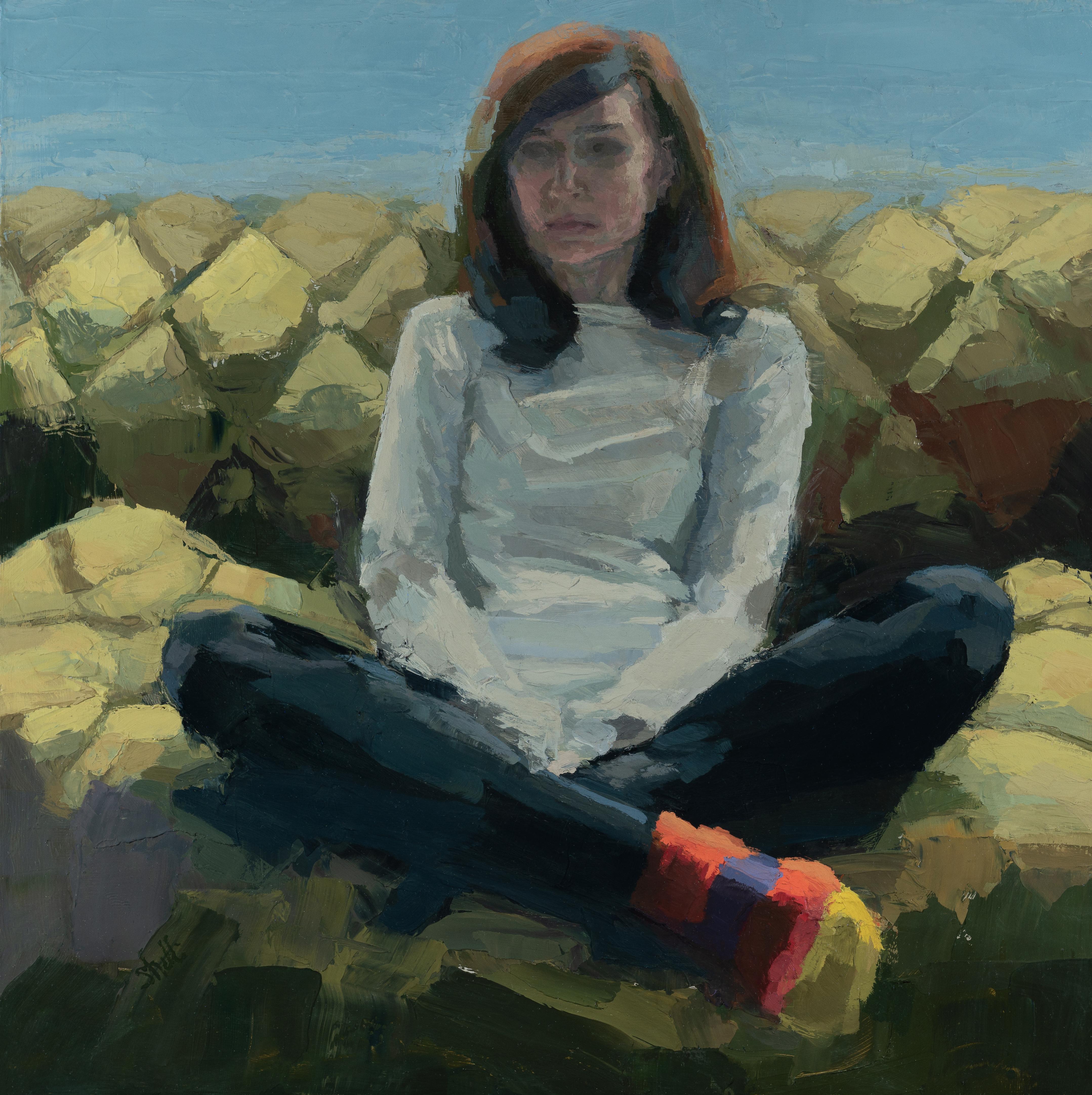 Portrait Painting Shelli Langdale - Peinture à l'huile Octobre