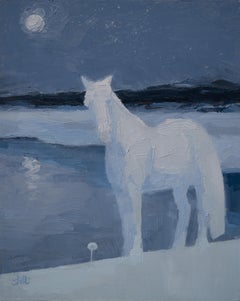 "El olor de la nieve" Pintura al óleo