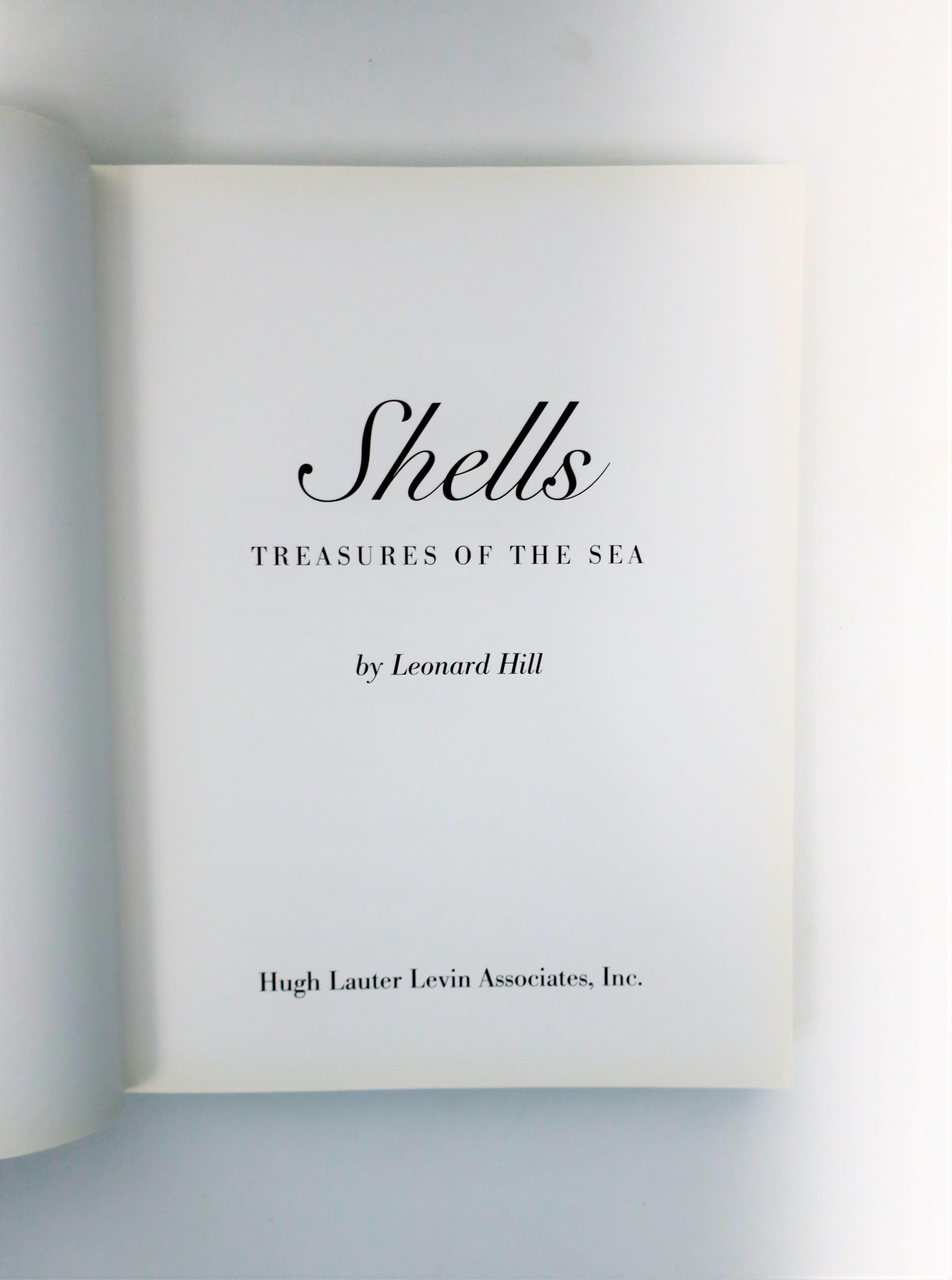 Organic Modern Shells 'Treasures of the Sea' Sea Shell Library or Coffee Table Book, ca. 1990s