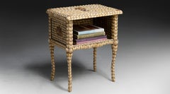 Shellwork Bedside Table, England 1950